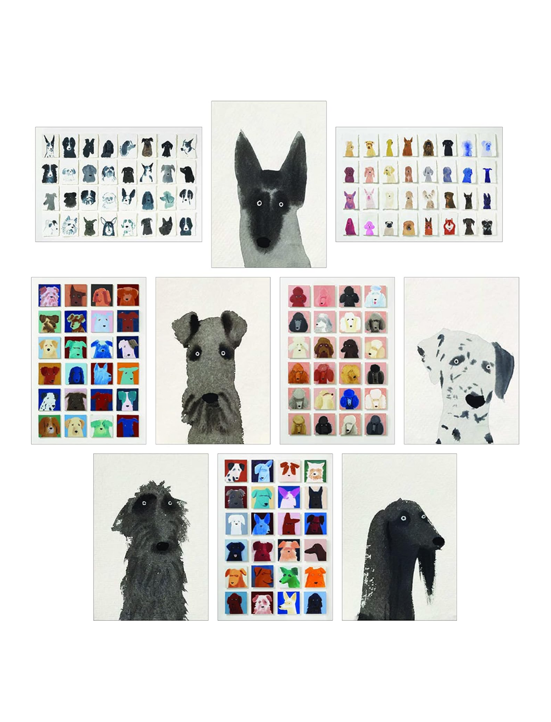 מארז 100 גלויות Dog Box