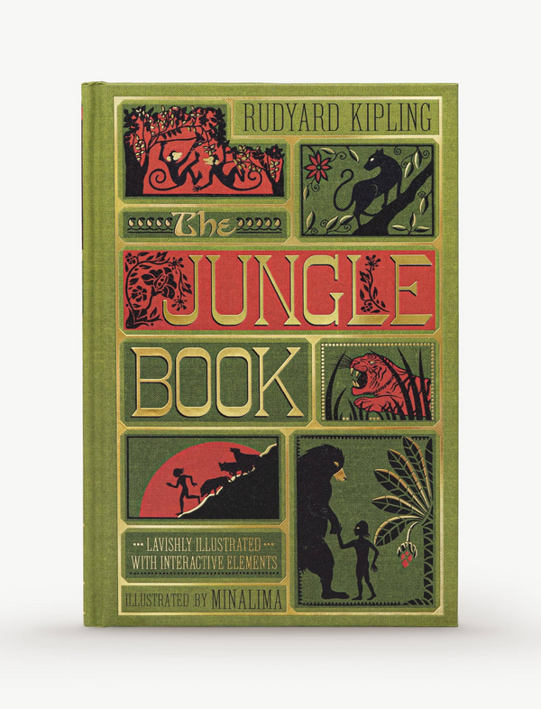 ספר הג'ונגל: ספר מאויר עם אלמנטים אינטראקטיביים