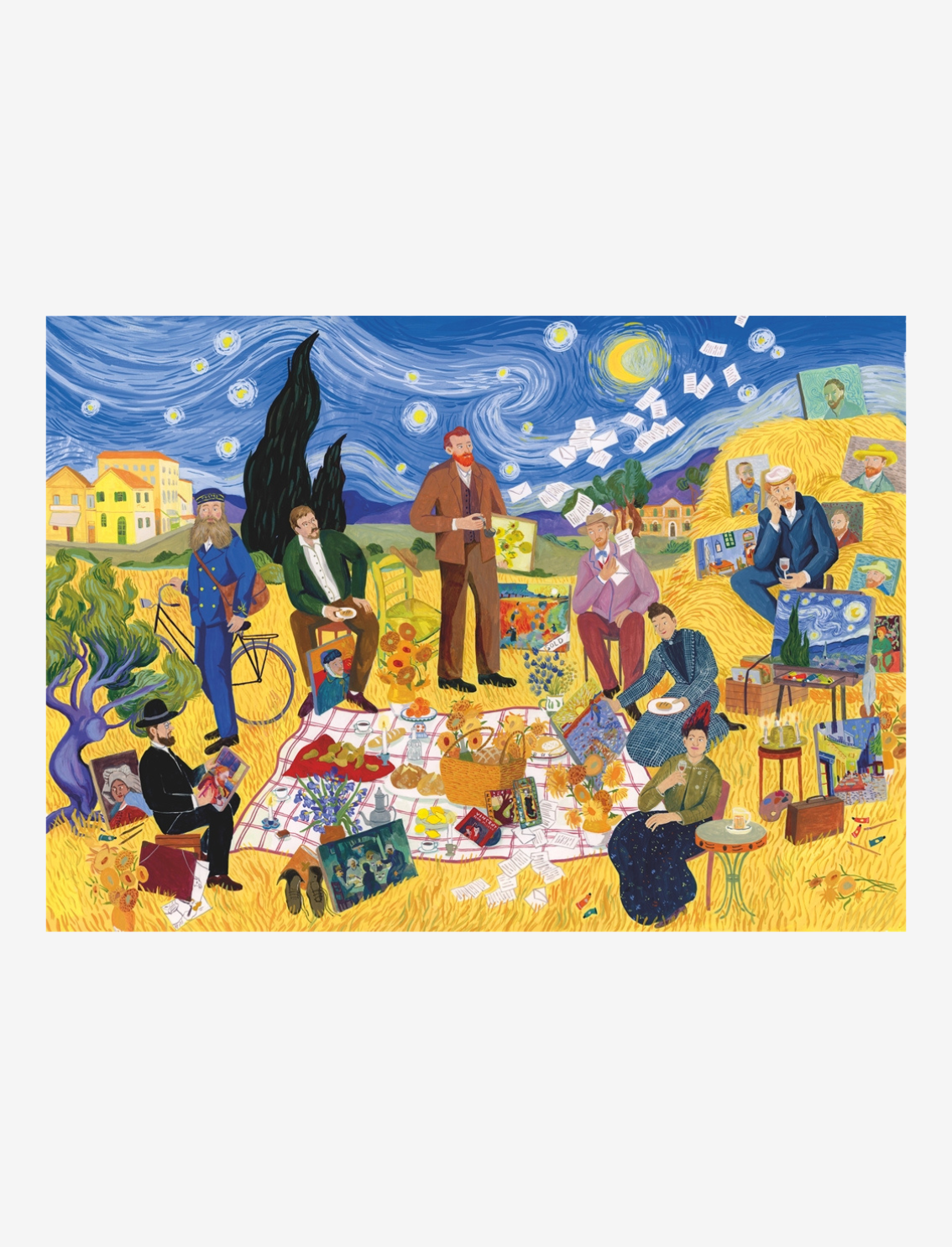 פאזל 1000 חלקים Dinner With Van Gogh