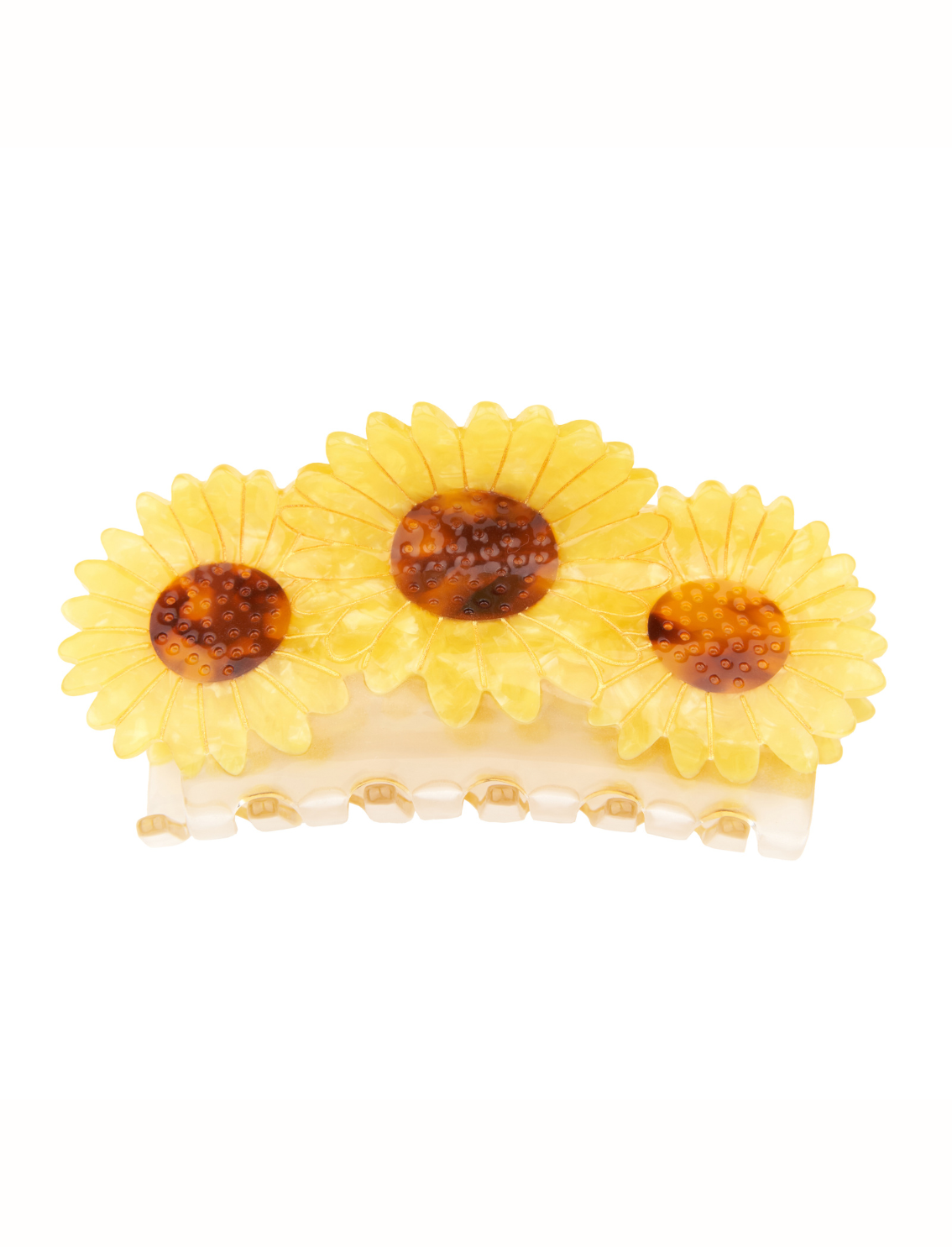 קליפס לשיער Trio Sunflower