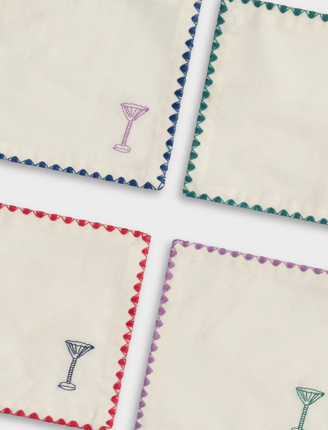 מפיות קוקטייל מכותנה Pearl