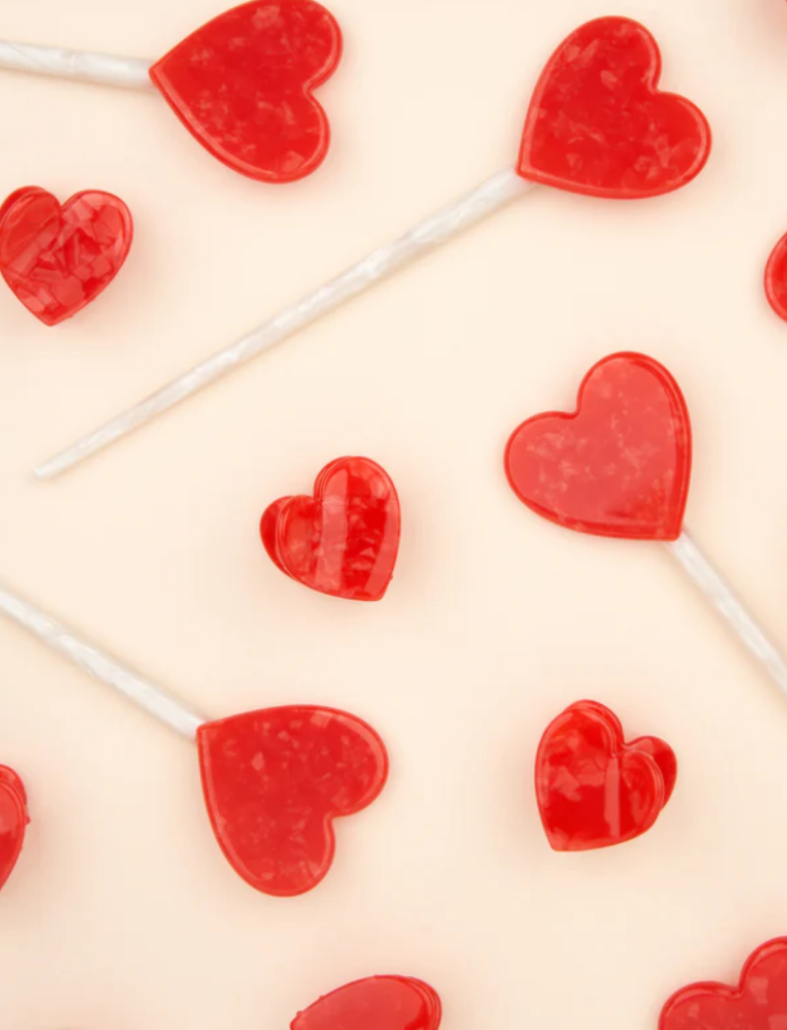 מקל לאיסוף השיער Heart Lollipop