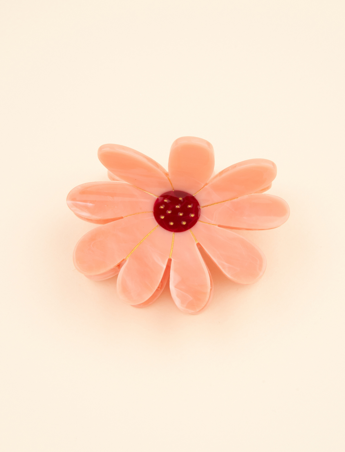 קליפס לשיער Big Pink Flower
