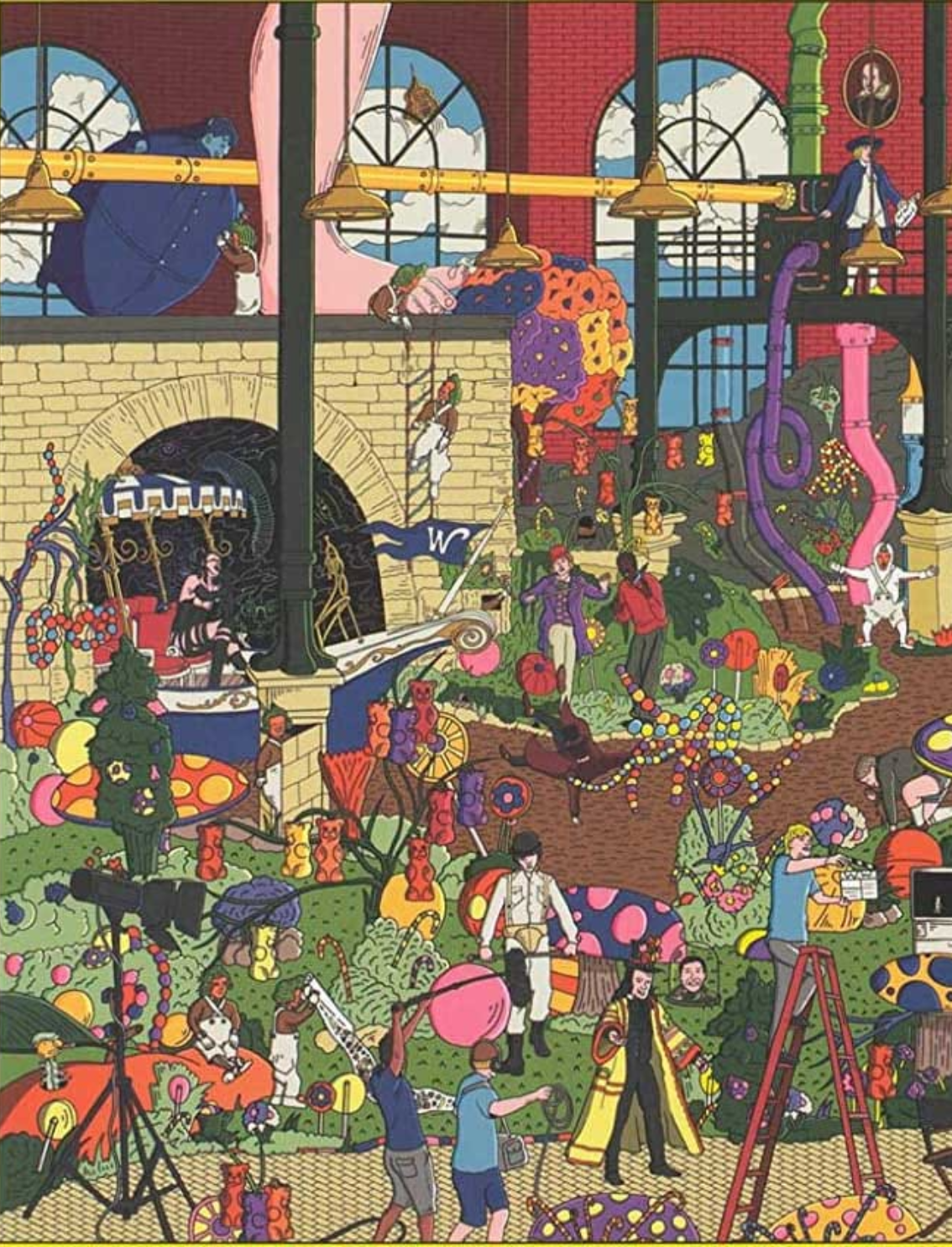 פאזל 1000 חלקים Inside the Chocolate Factory