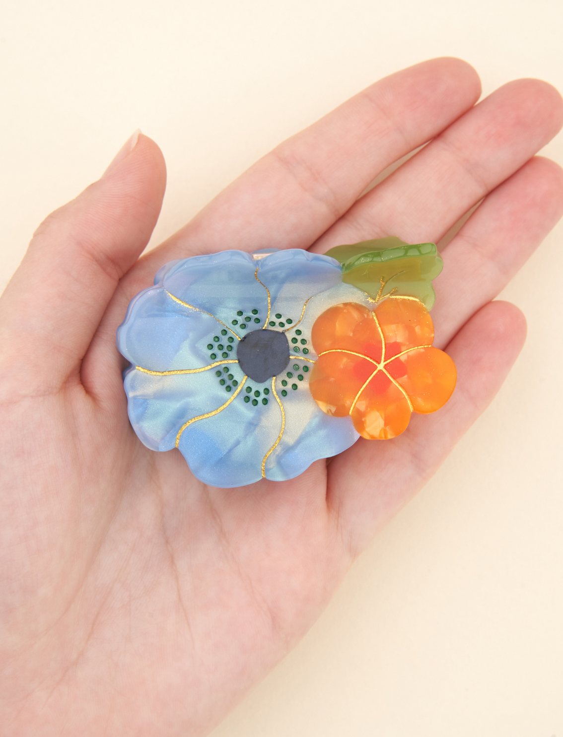 קליפס לשיער Flowers Bouquet