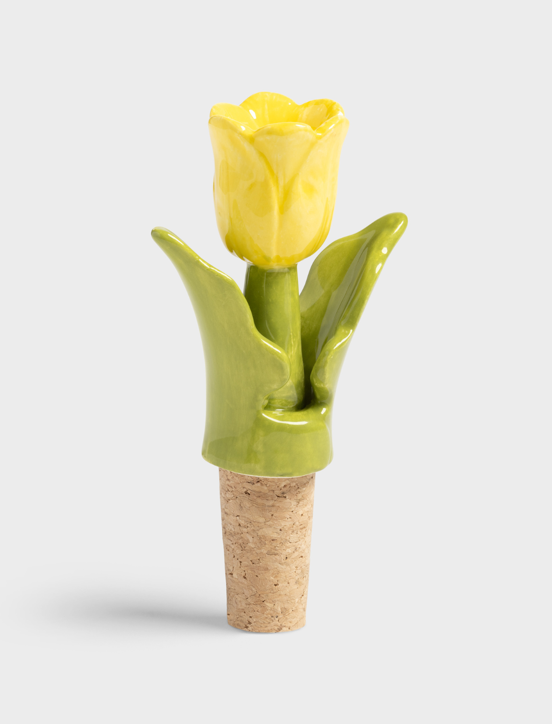 פקק לבקבוק יין Yellow Tulip
