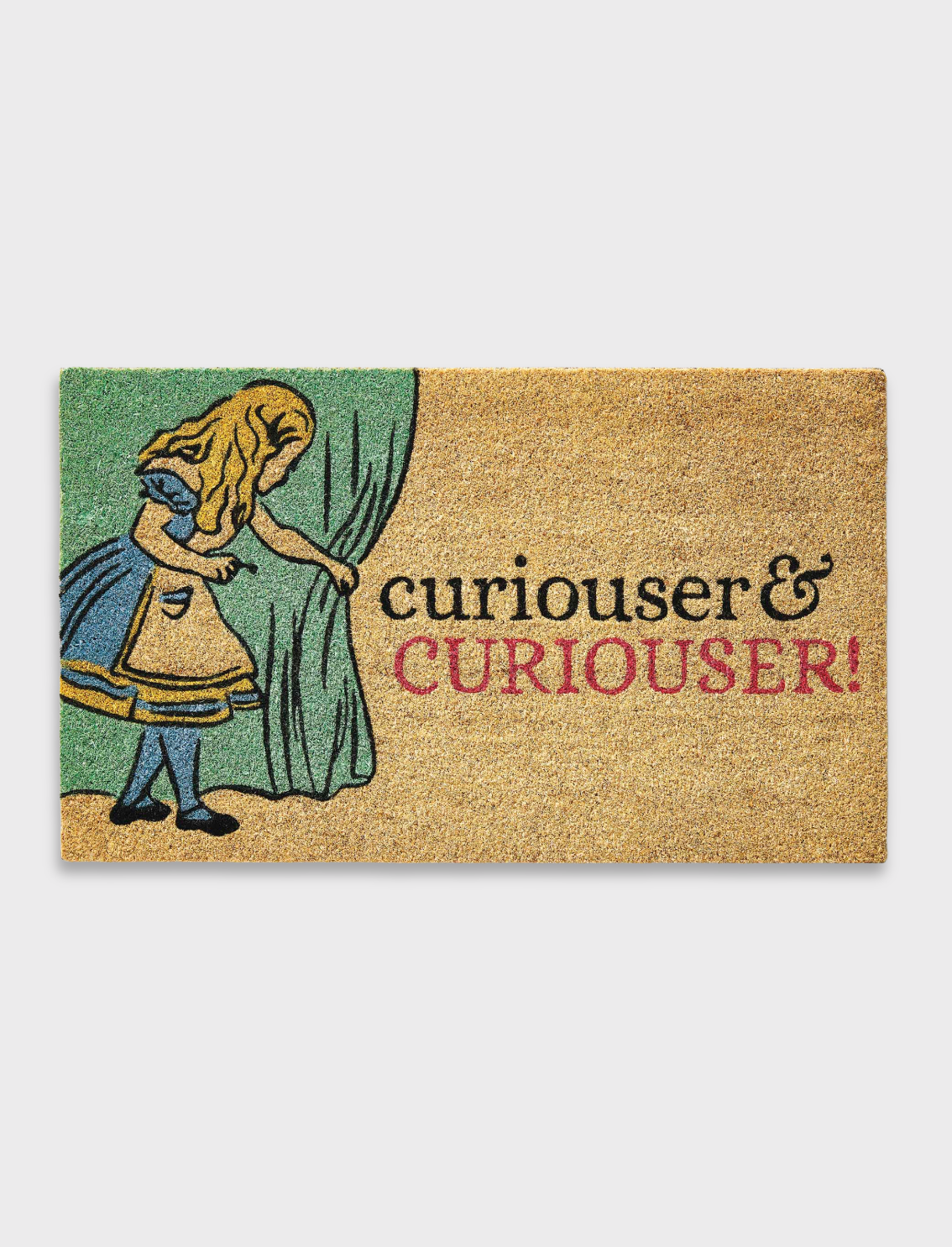 שטיח כניסה Curiouser and Curiouser