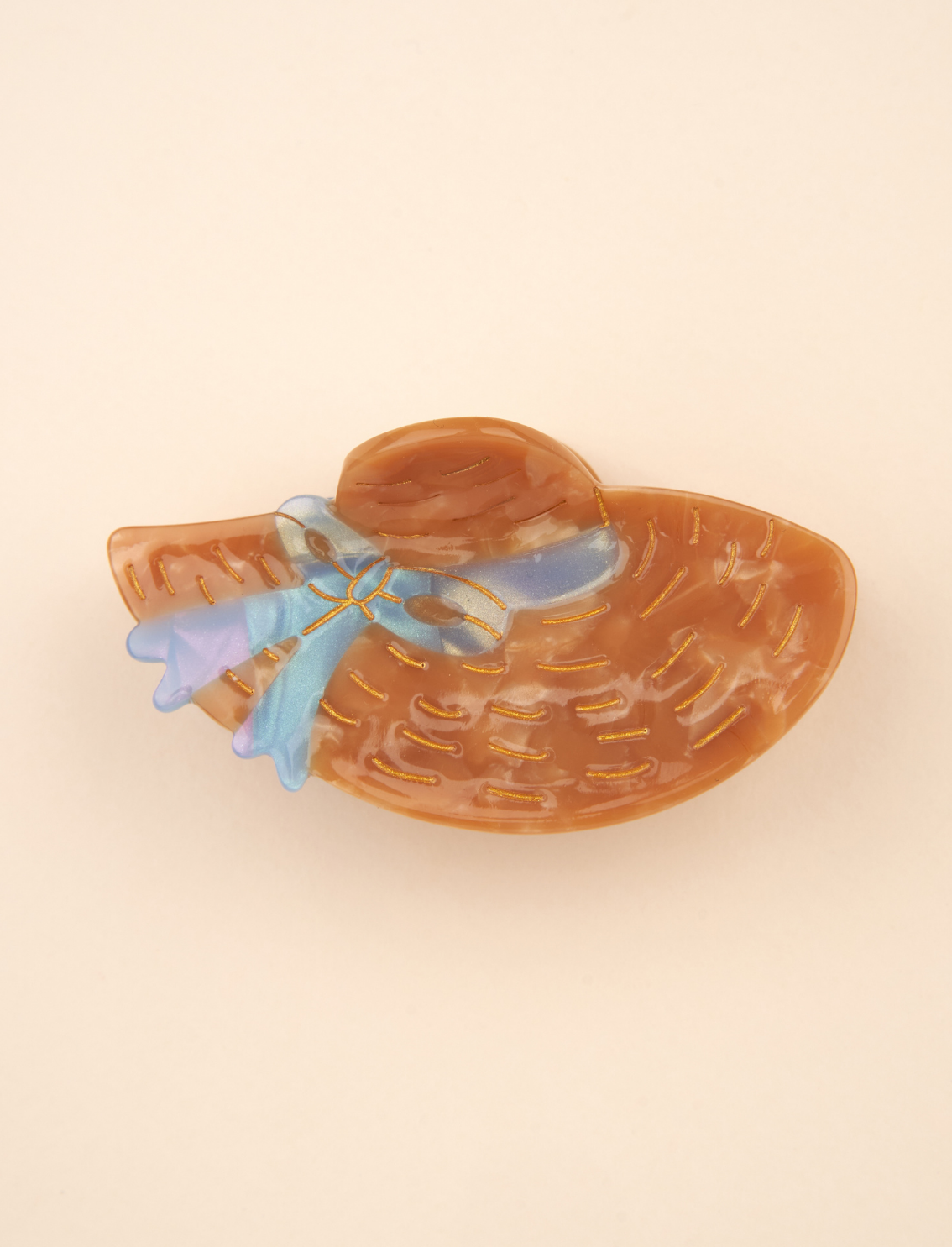 קליפס לשיער Straw Hat