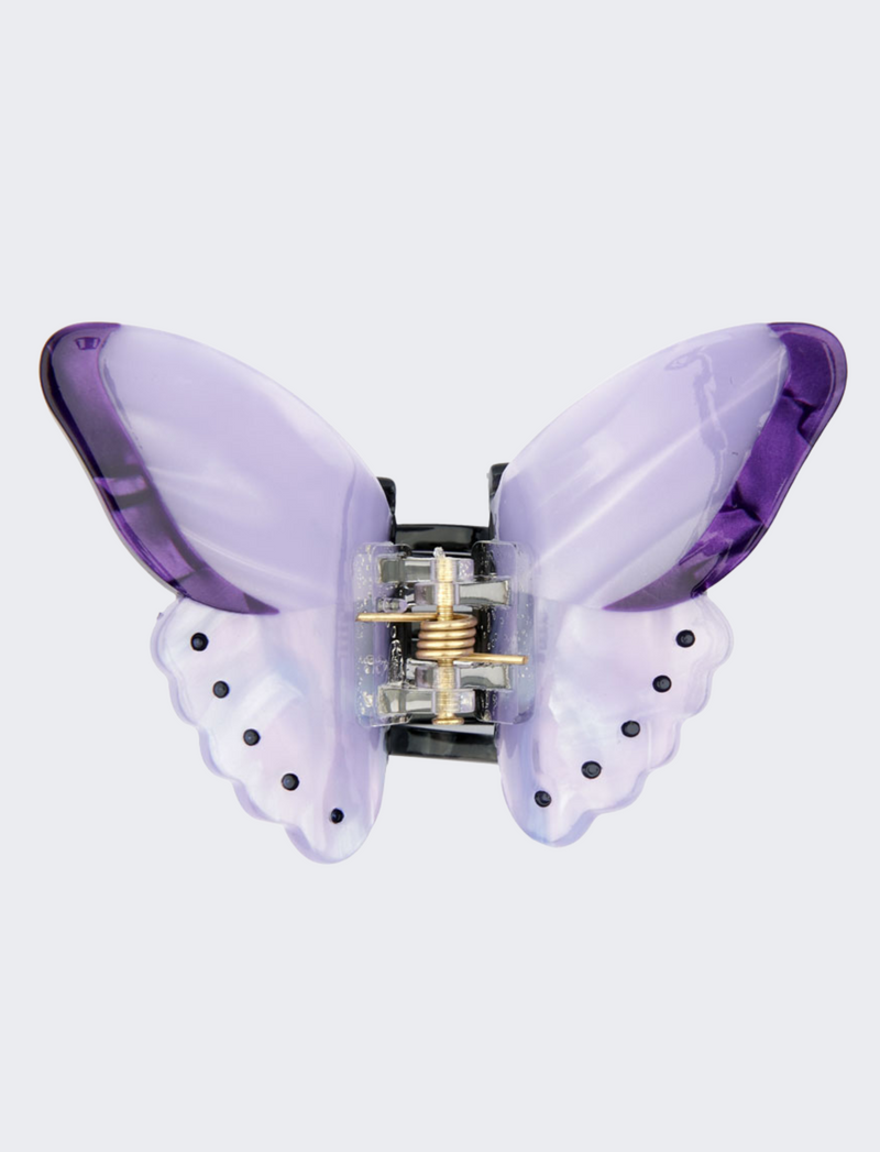 מיני קליפס לשיער Purple Butterfly