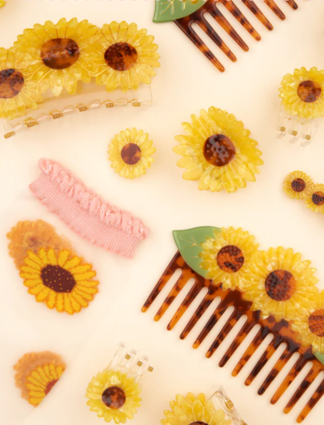 קליפס לשיער Sunflower