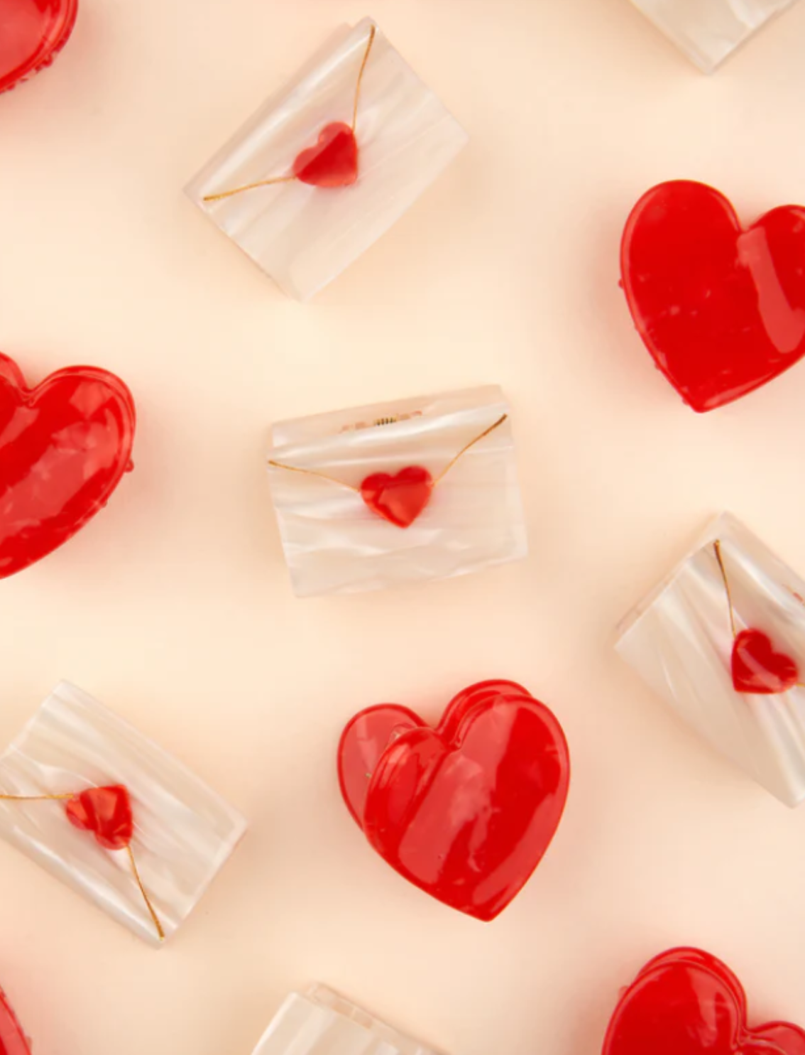 מיני קליפס לשיער Love Letter