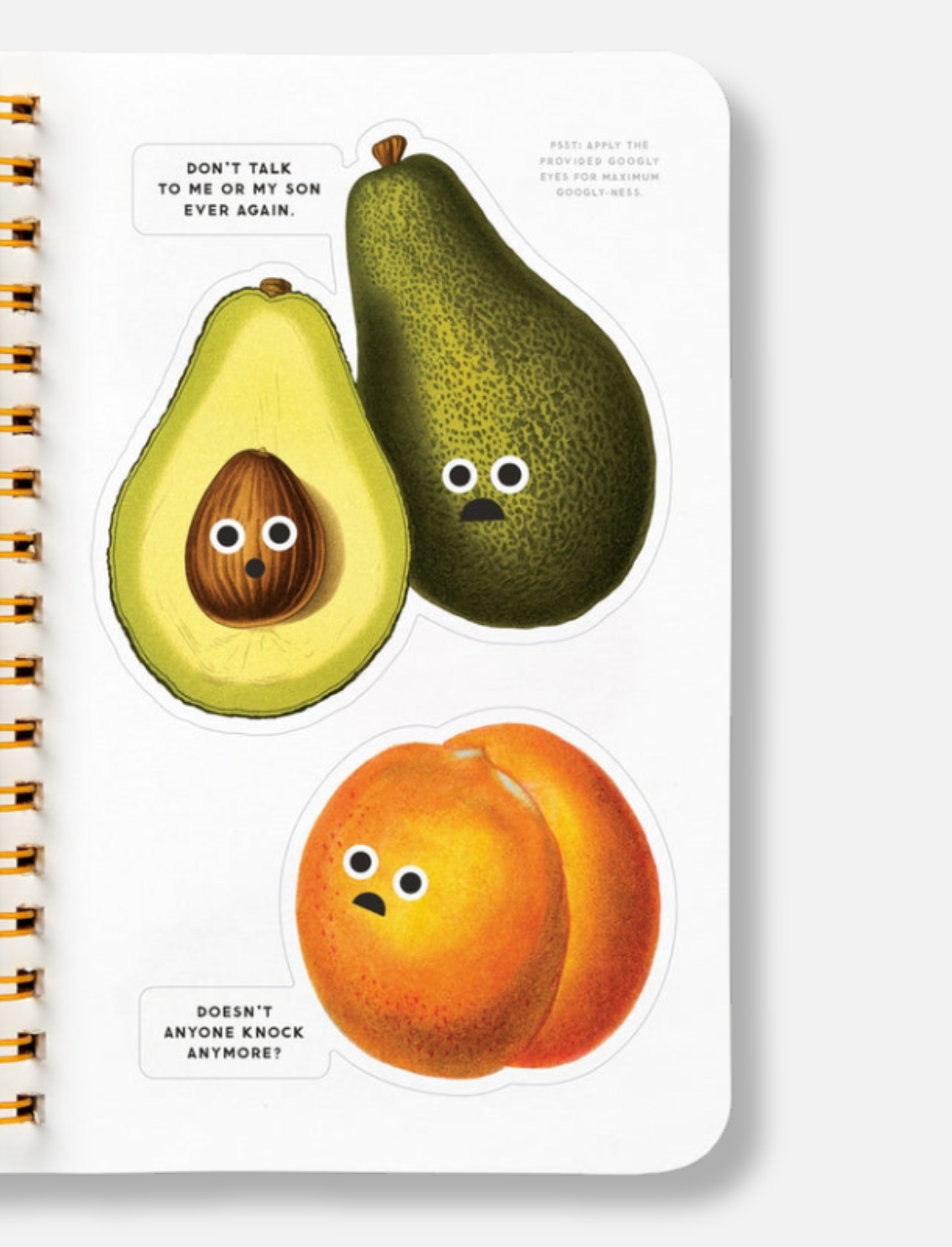 חוברת מדבקות Googly Food