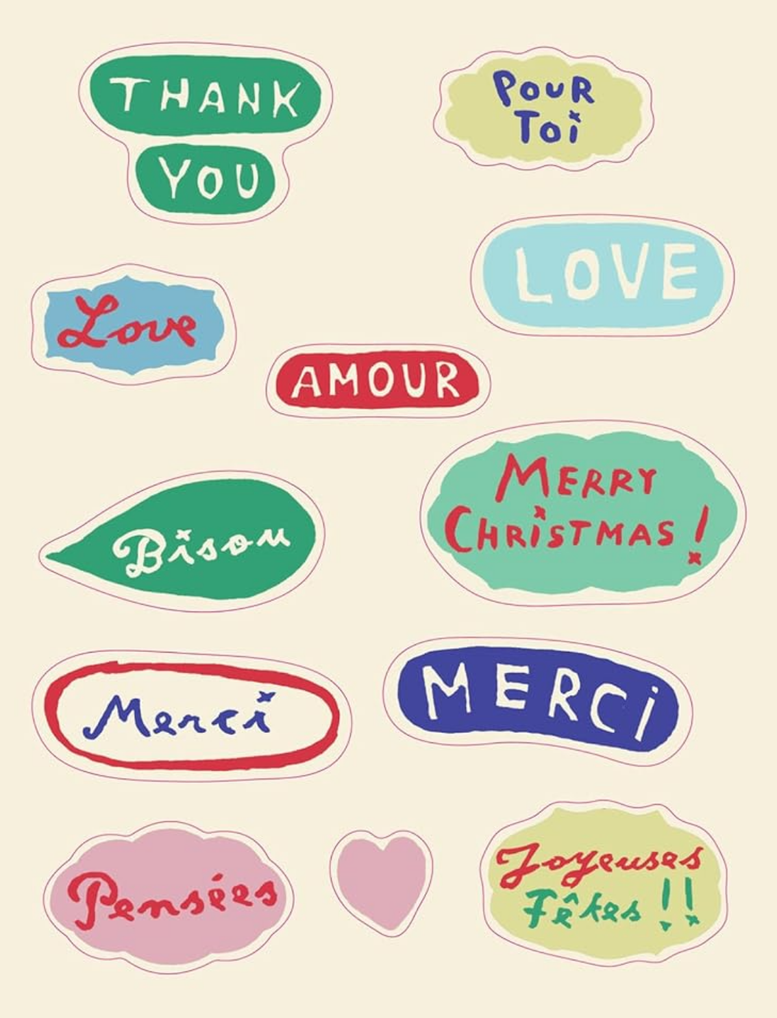 ספר מדבקות מאוירות Nathalie Lété