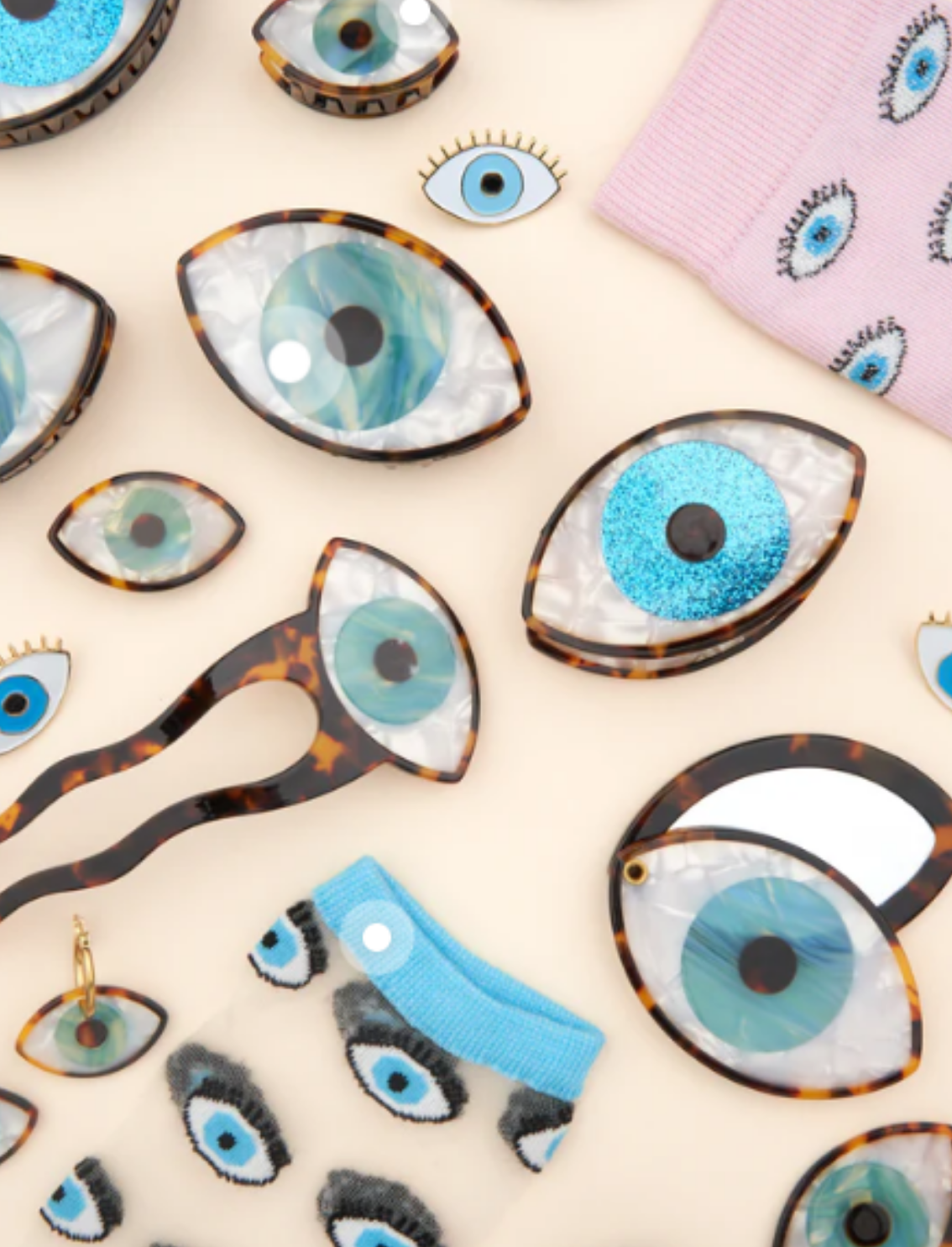 קליפס לשיער Blue Eye