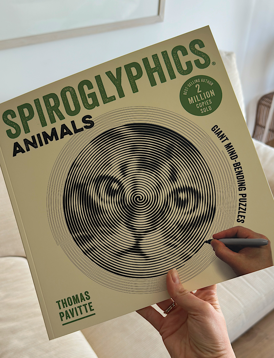 ספר צביעה Spiroglyphics Animals