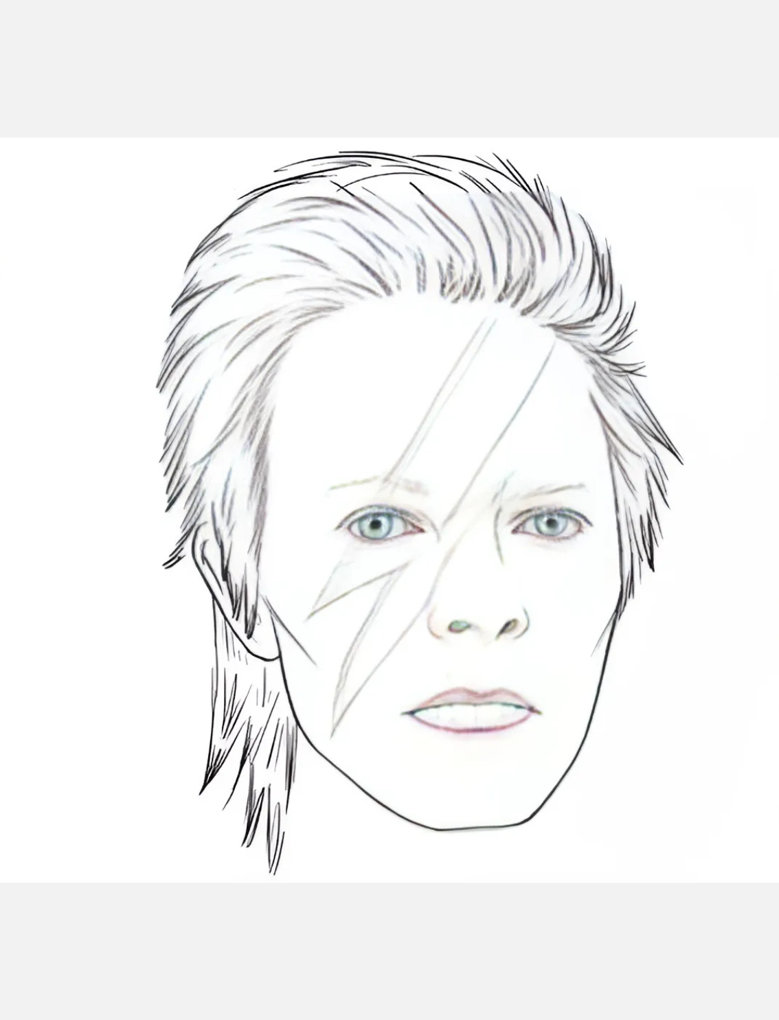 ספר צביעה David Bowie Retrospective