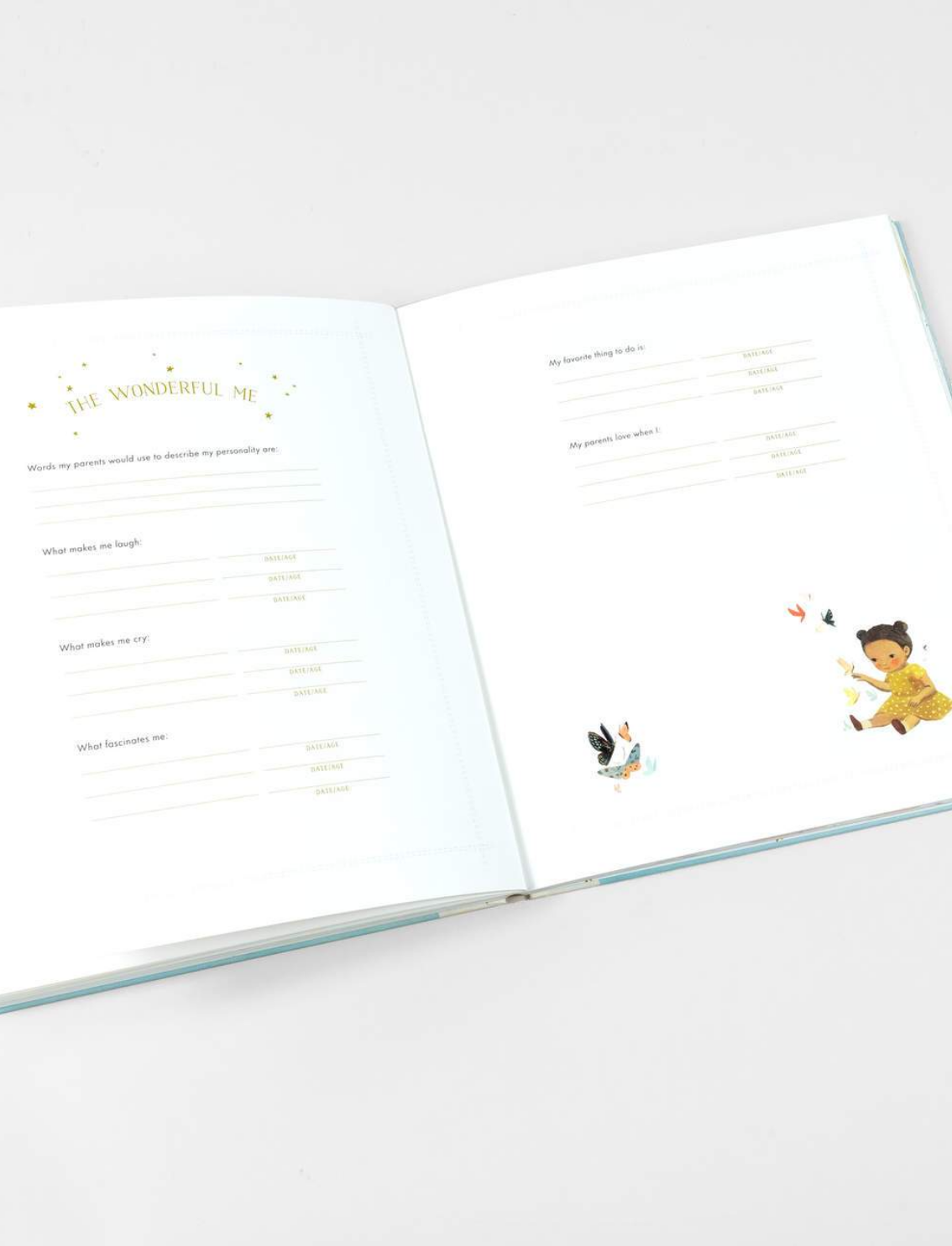 יומן מזכרות לתינוק: The Wonderful Baby You Are