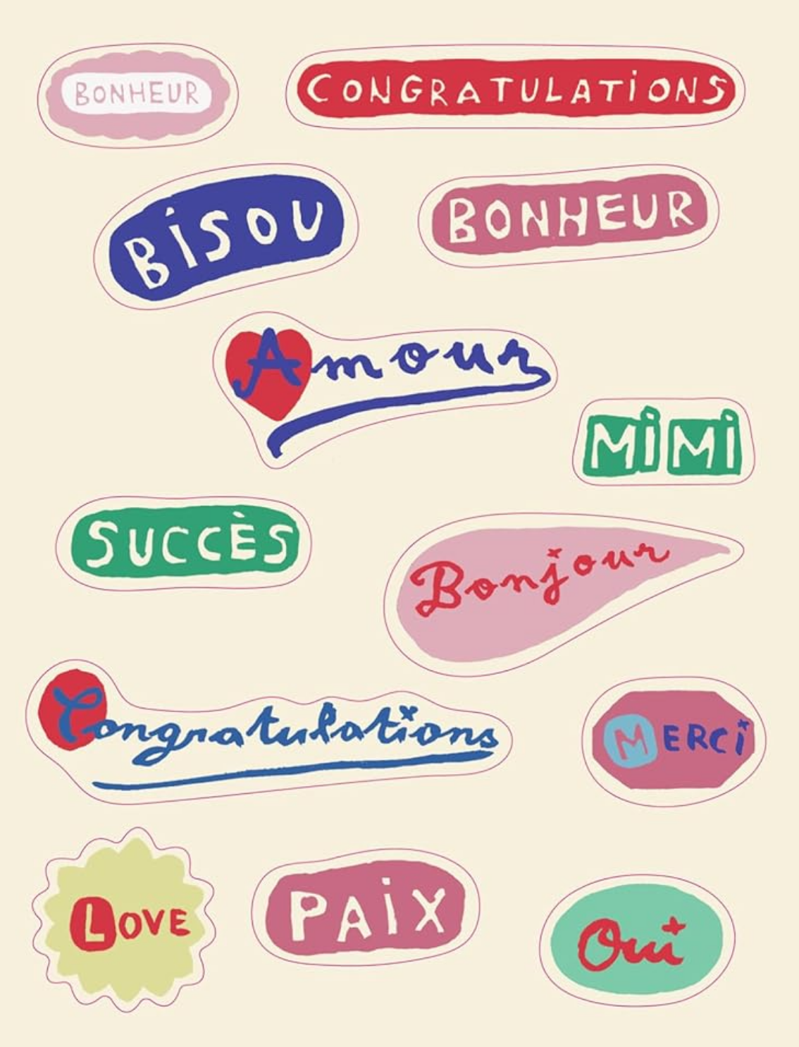 ספר מדבקות מאוירות Nathalie Lété