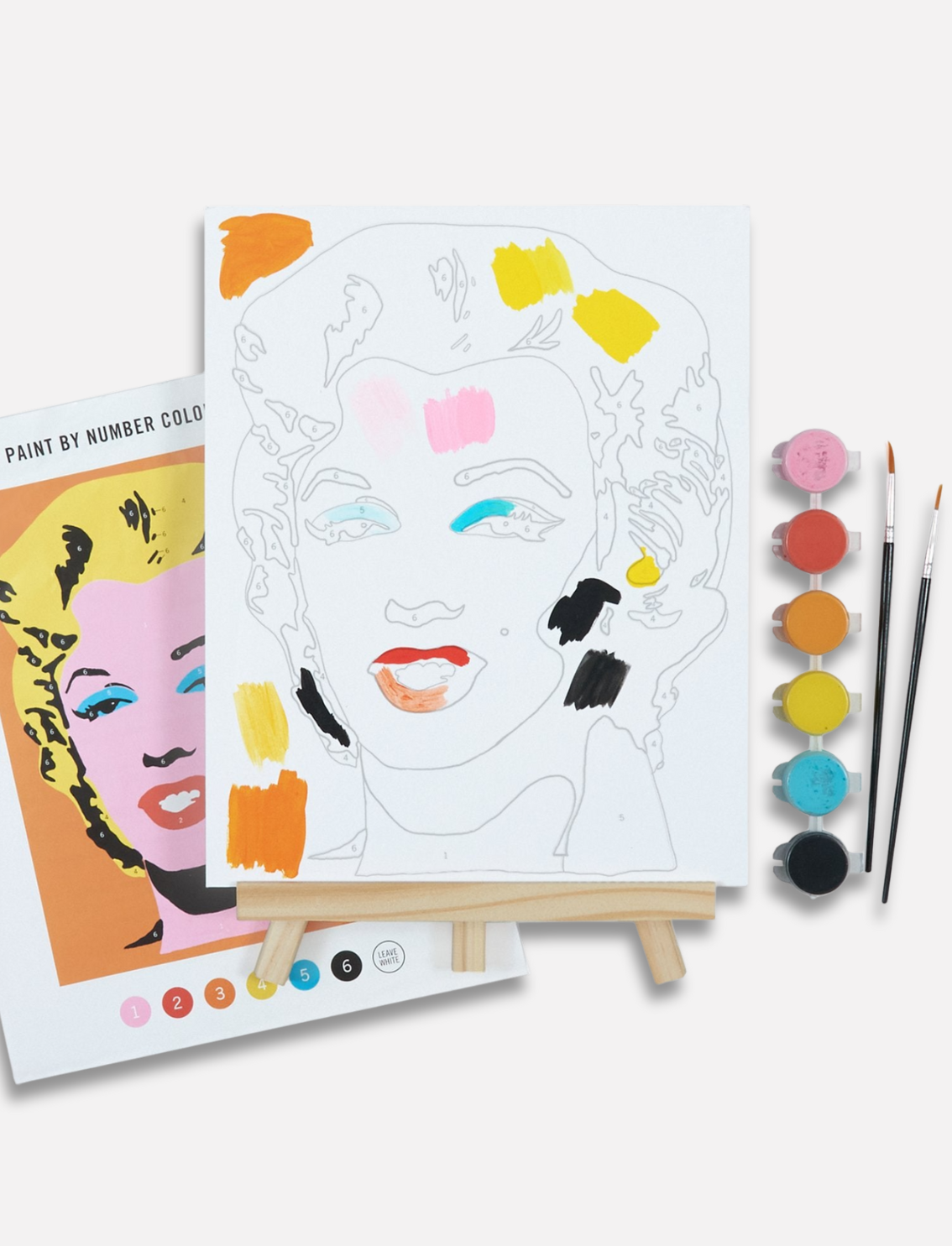 ערכת צביעה לפי מספרים: Andy Warhol Marilyn