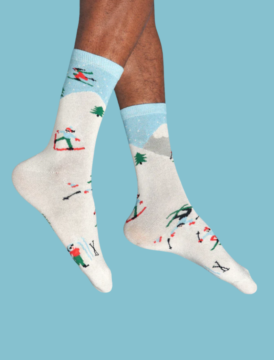 גרבי כותנה מנצנצות Ski