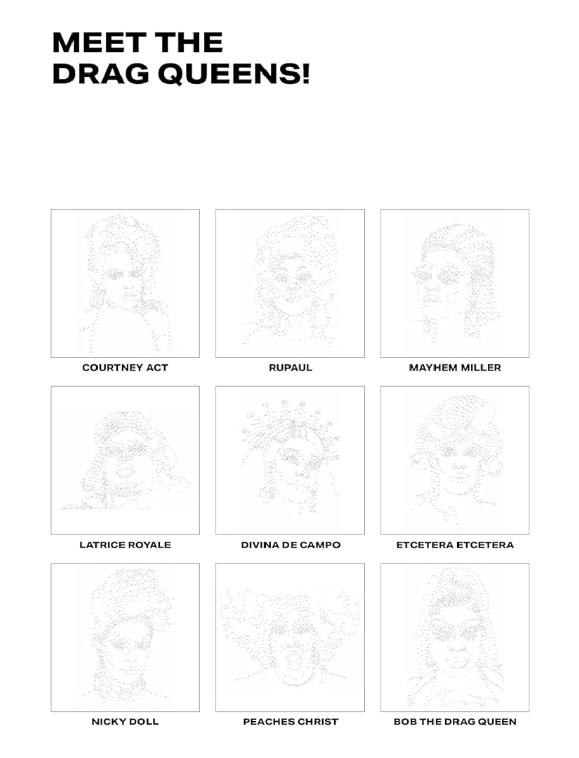 חוברת 'חבר את הנקודות' Join The Drag Queens