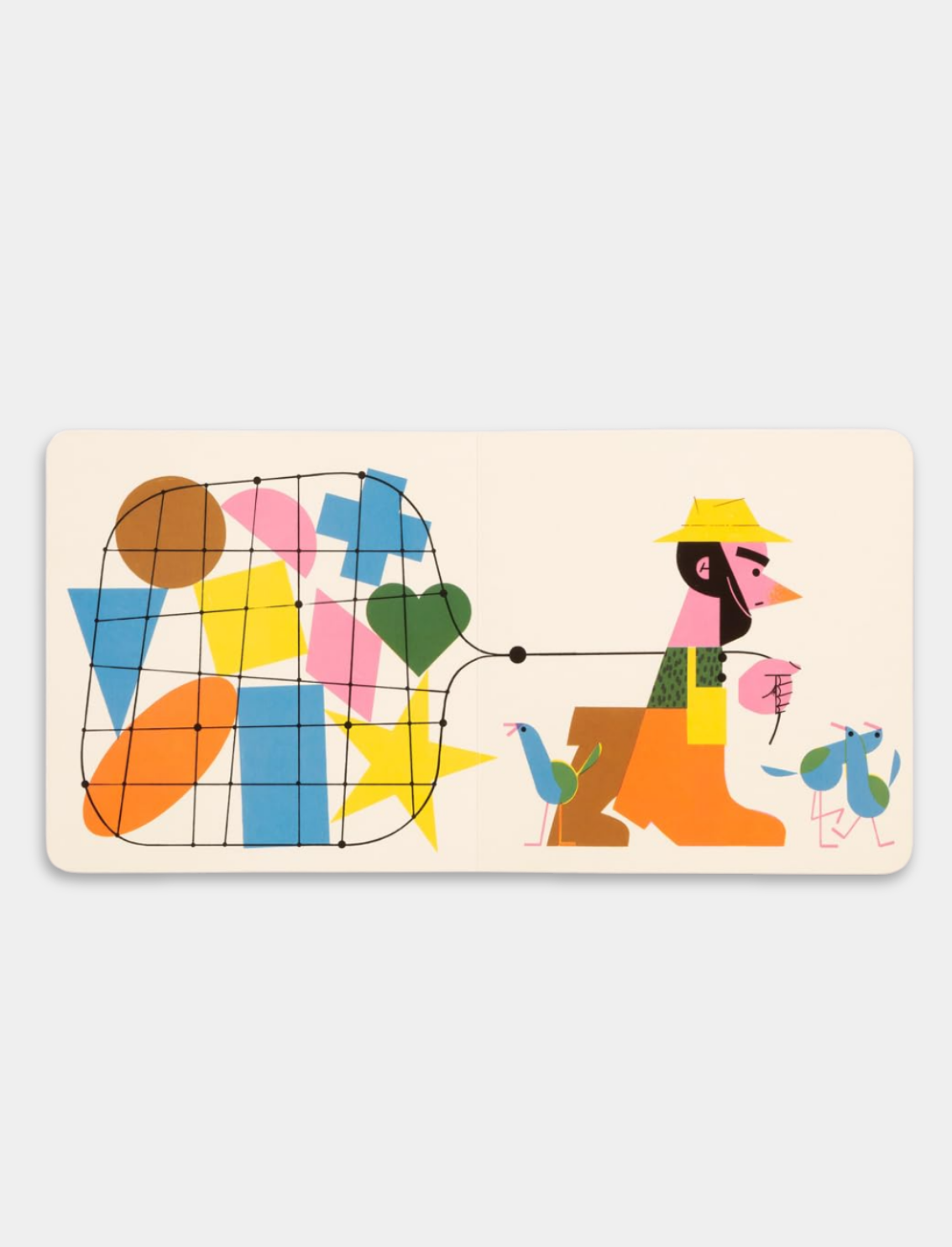 ספר קרטון Fishing For Shapes