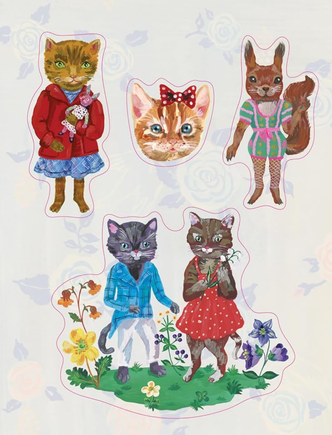 ספר מדבקות מאוירות Nathalie Lété