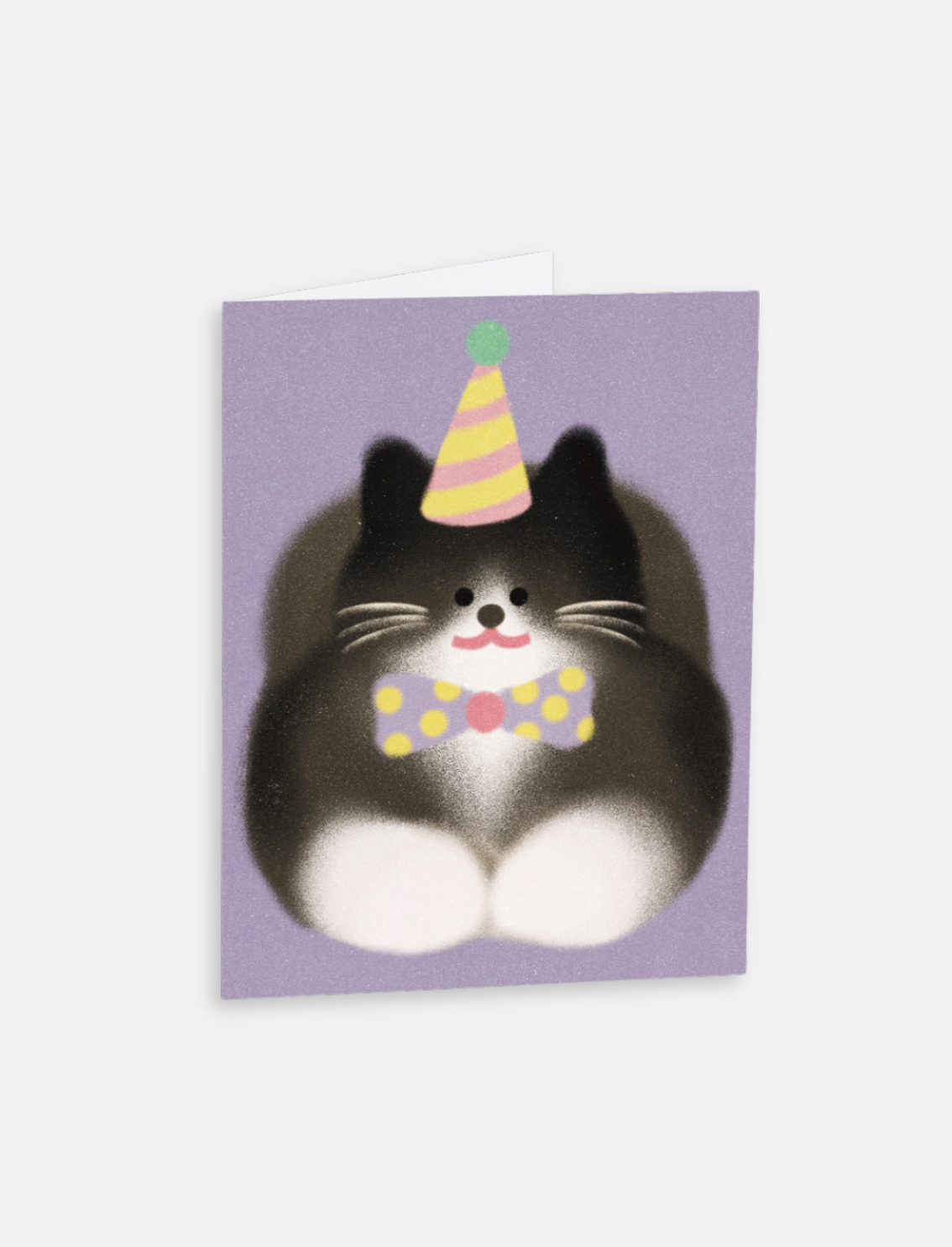 כרטיס ברכה Tuxedo Cat