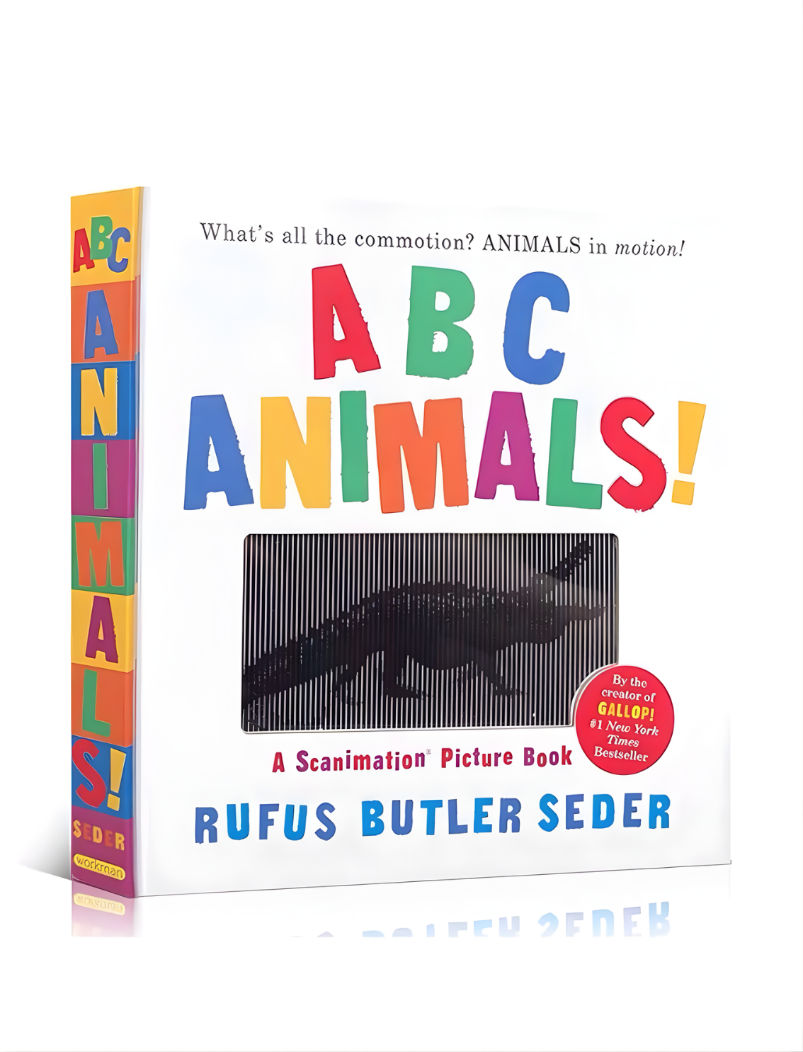 ספר סקנימציה לילדים ABC Animals!