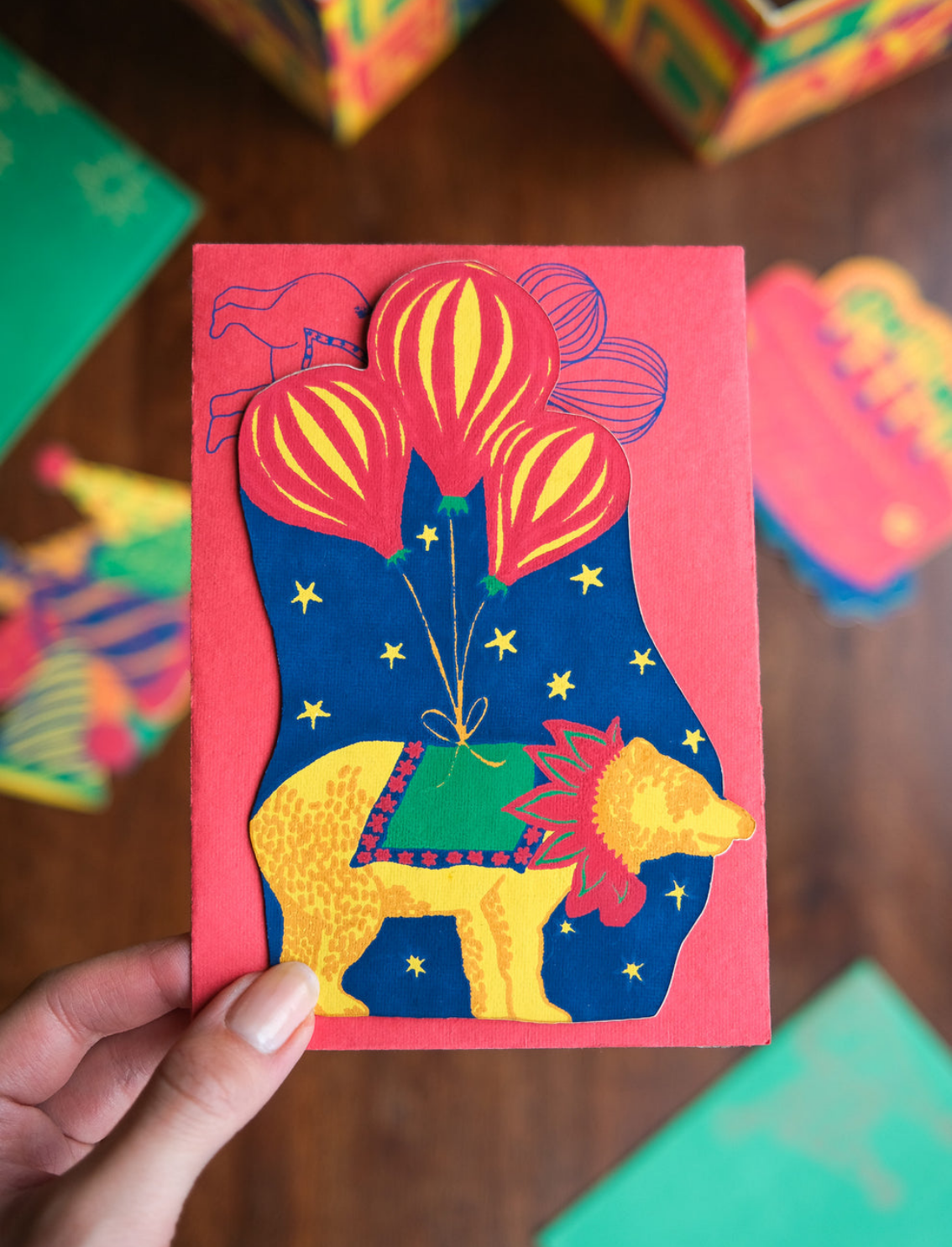 כרטיס ברכה Party Bear