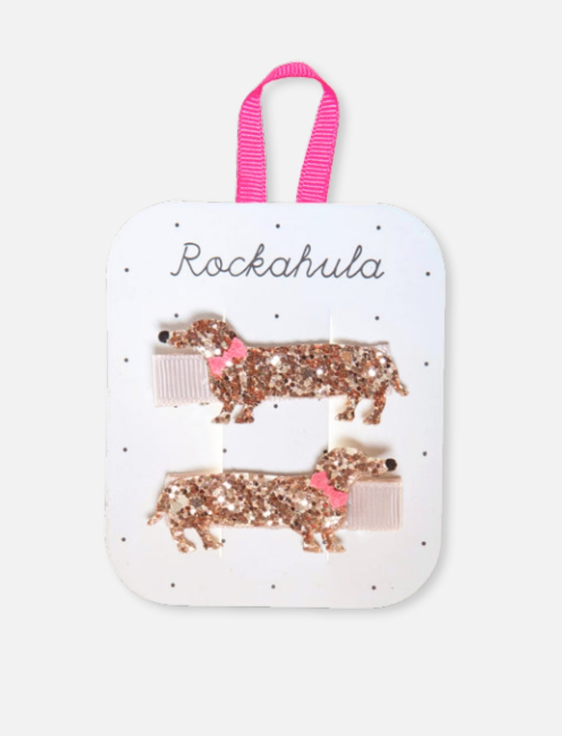 סט סיכות לשיער לילדות Dachshund