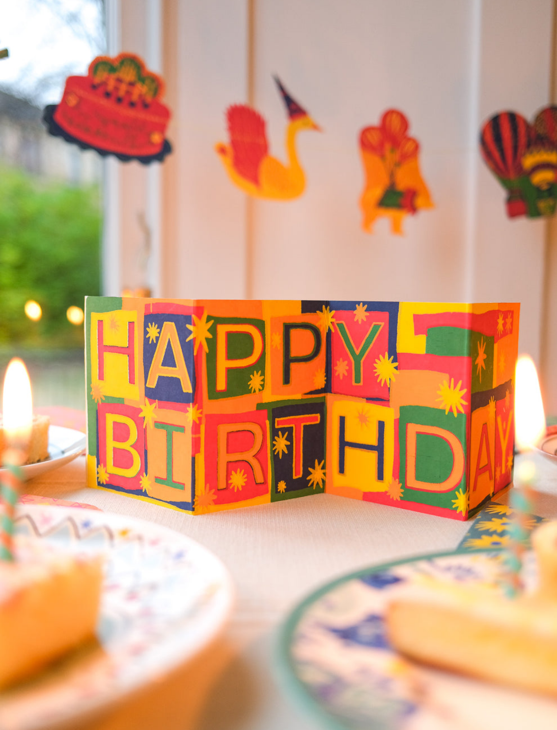 כרטיס ברכה קונצרטינה Happy Birthday