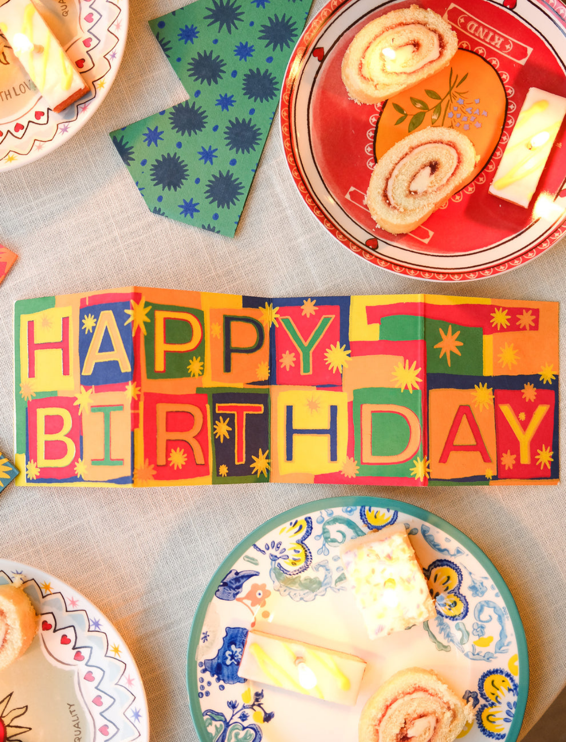 כרטיס ברכה קונצרטינה Happy Birthday