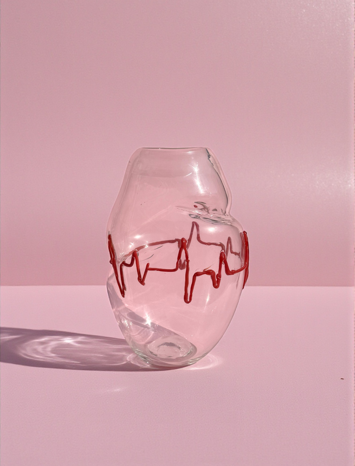 ואזת זכוכית Heartbeat