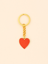 מחזיק מפתחות Glittery Red Heart