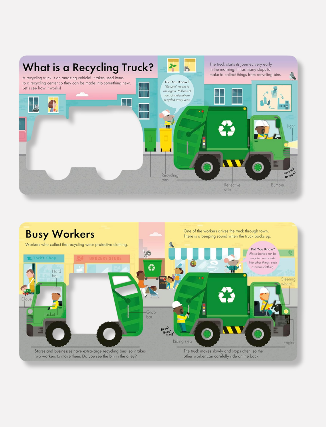 ספר הצצה How It Works: Recycling Truck