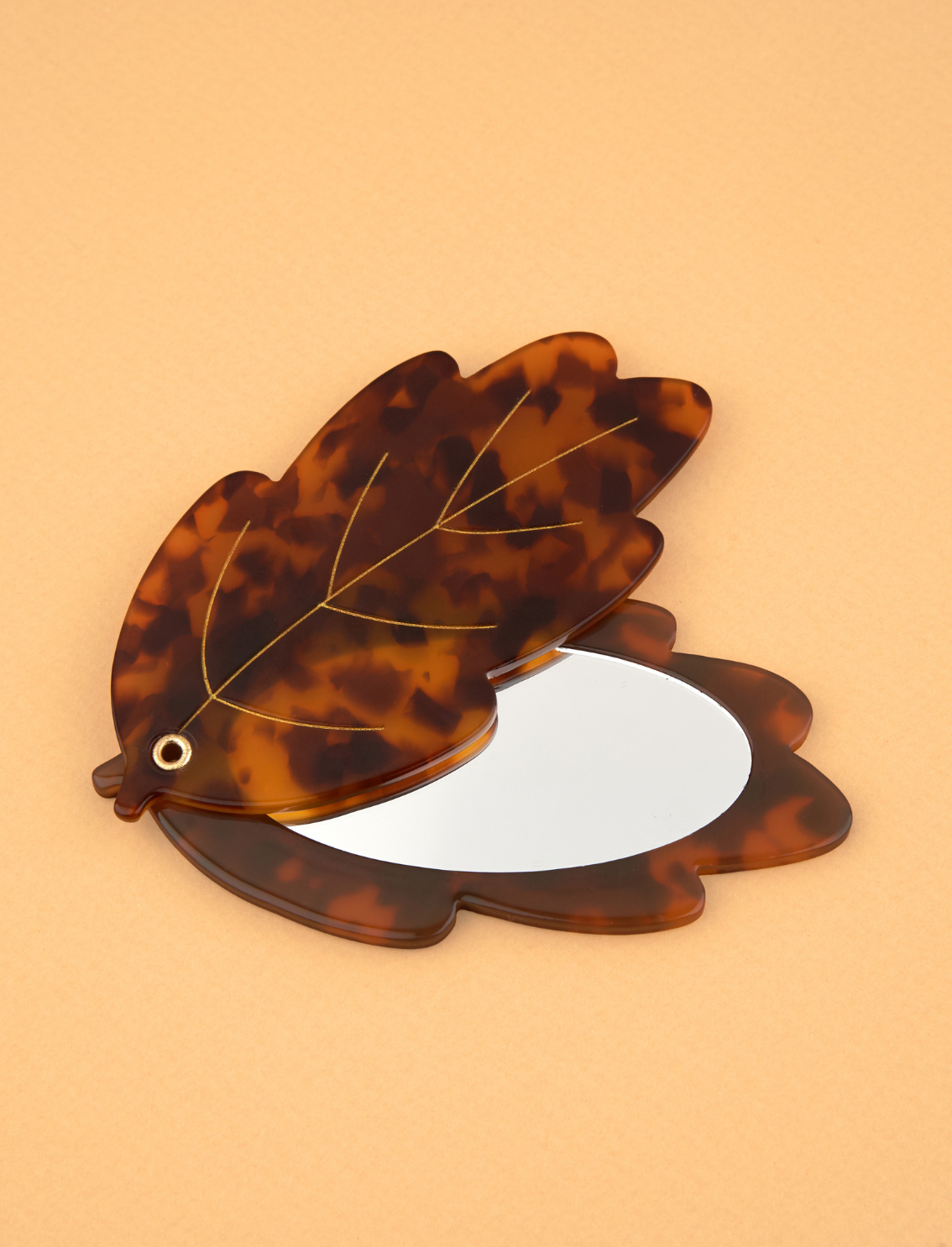 מראת כיס Leaf