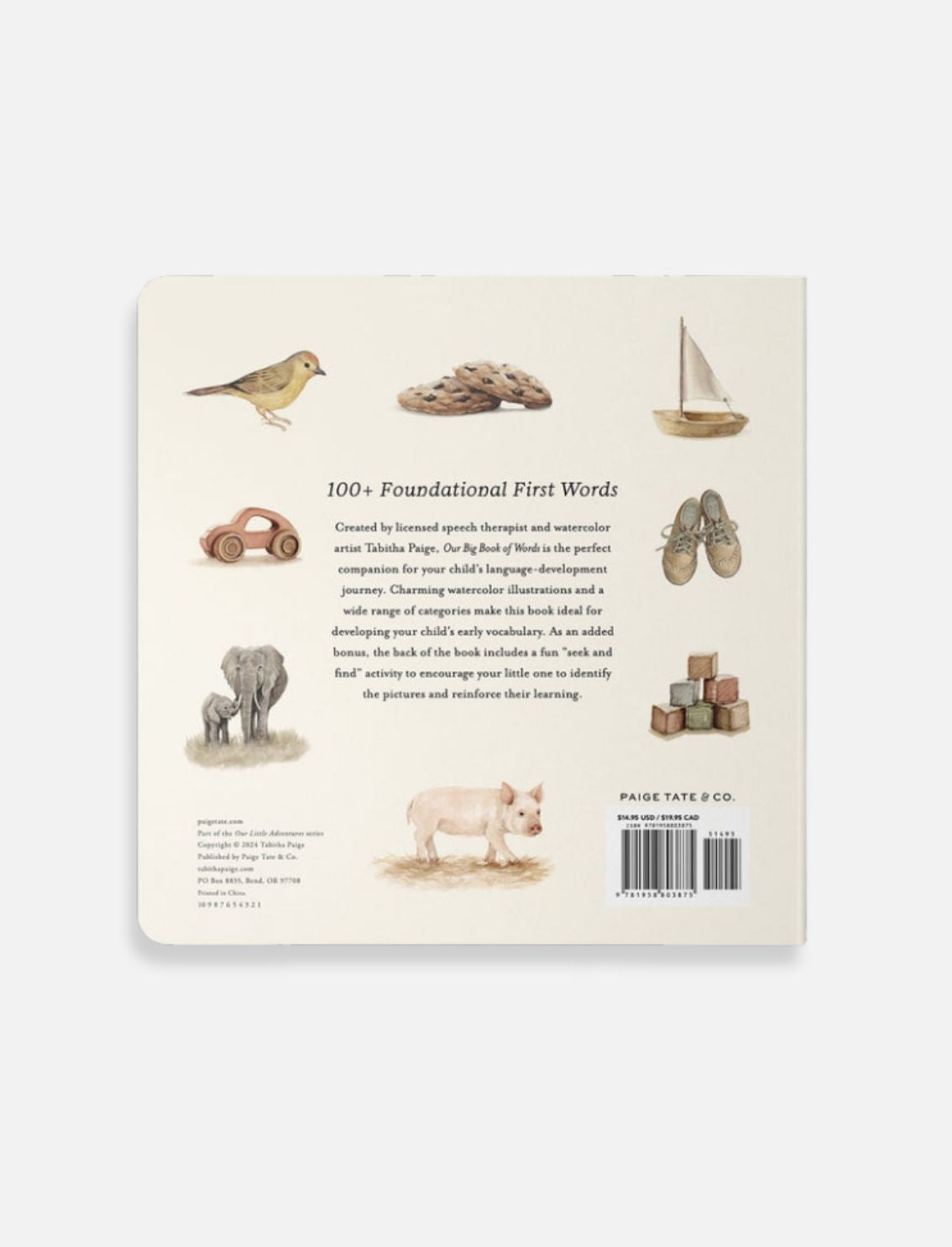 ספר קרטון Our Big Book Of Words