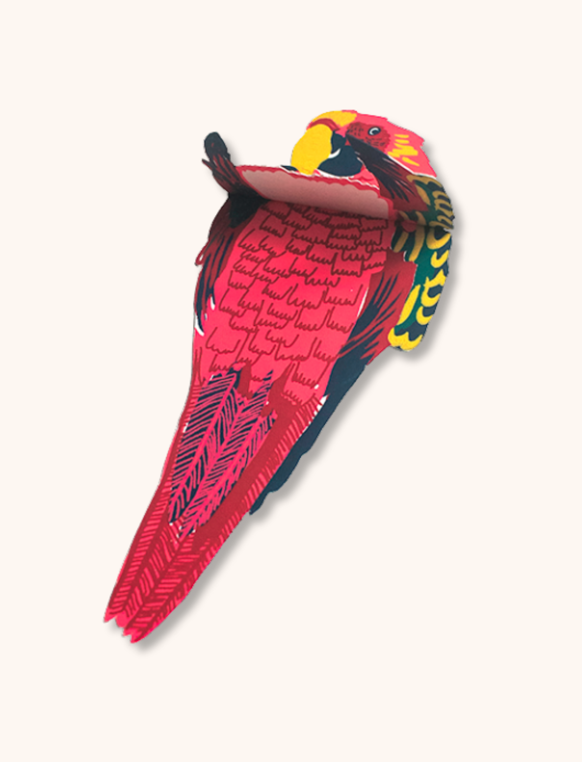 כרטיס ברכה Parrot