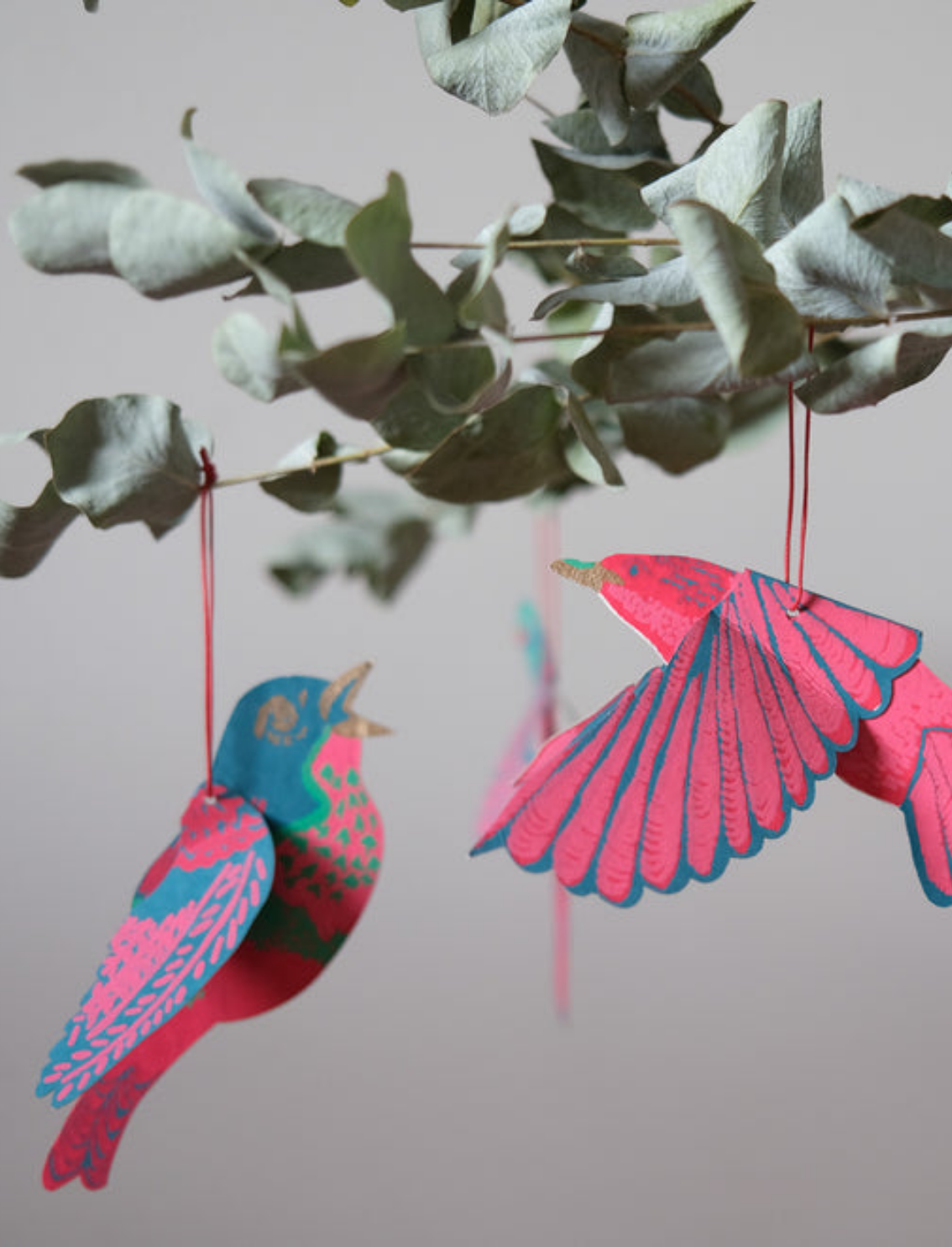 קישוטי נייר לתלייה Birds