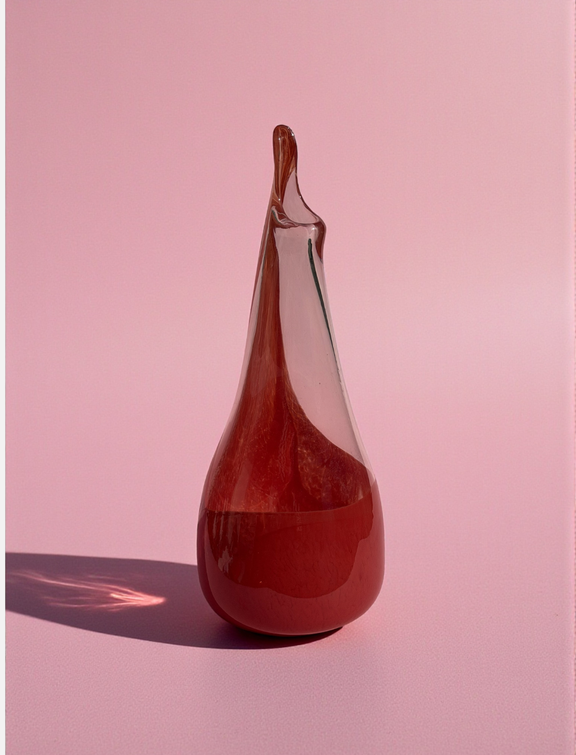 ואזת זכוכית Red Drop D