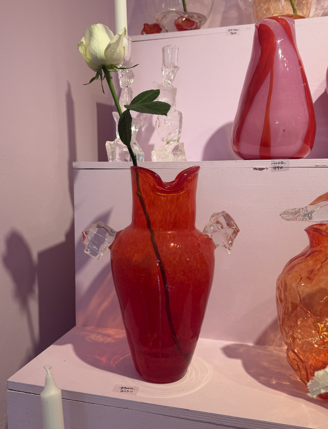 ואזת זכוכית Red Rock