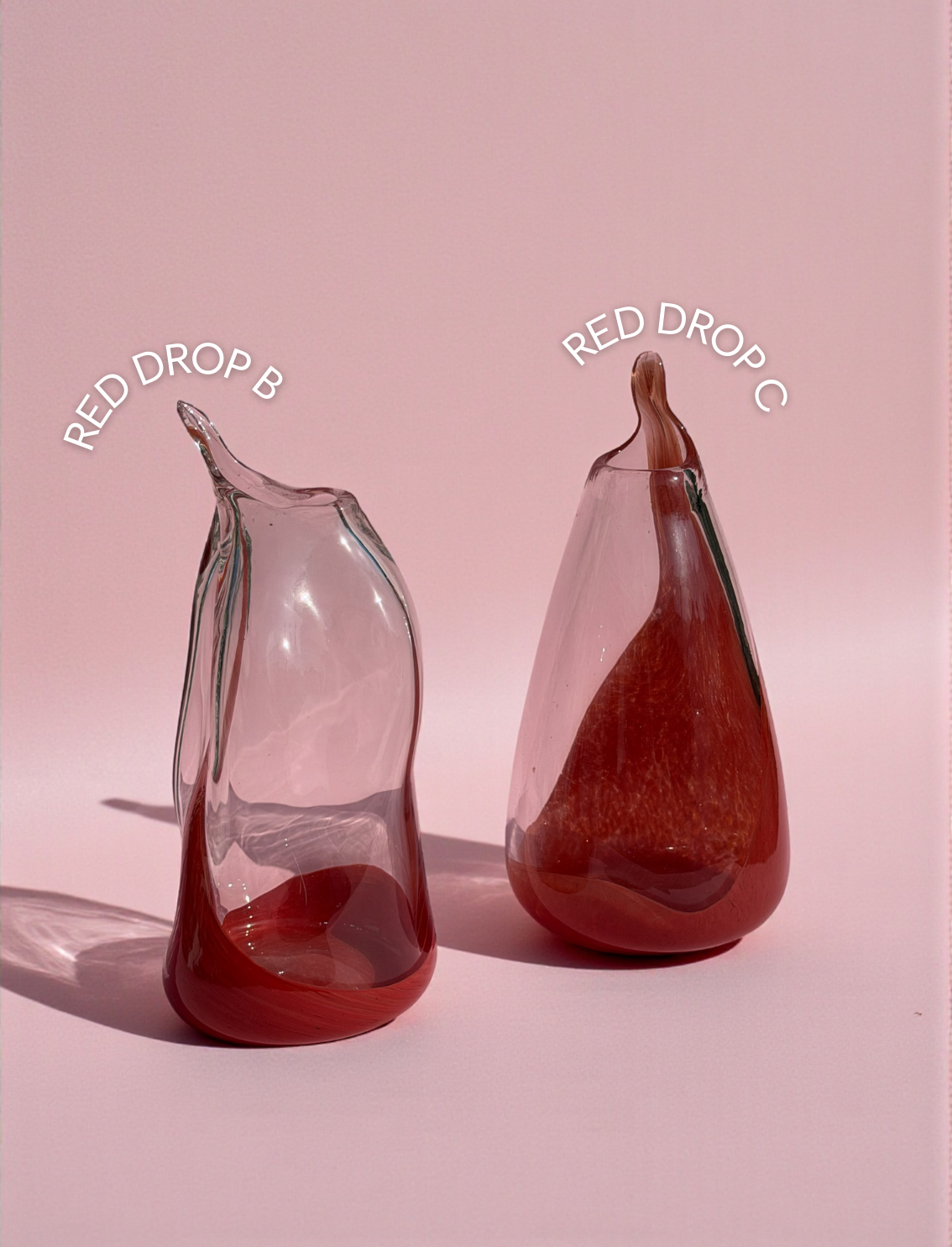 ואזת זכוכית Red Drop B