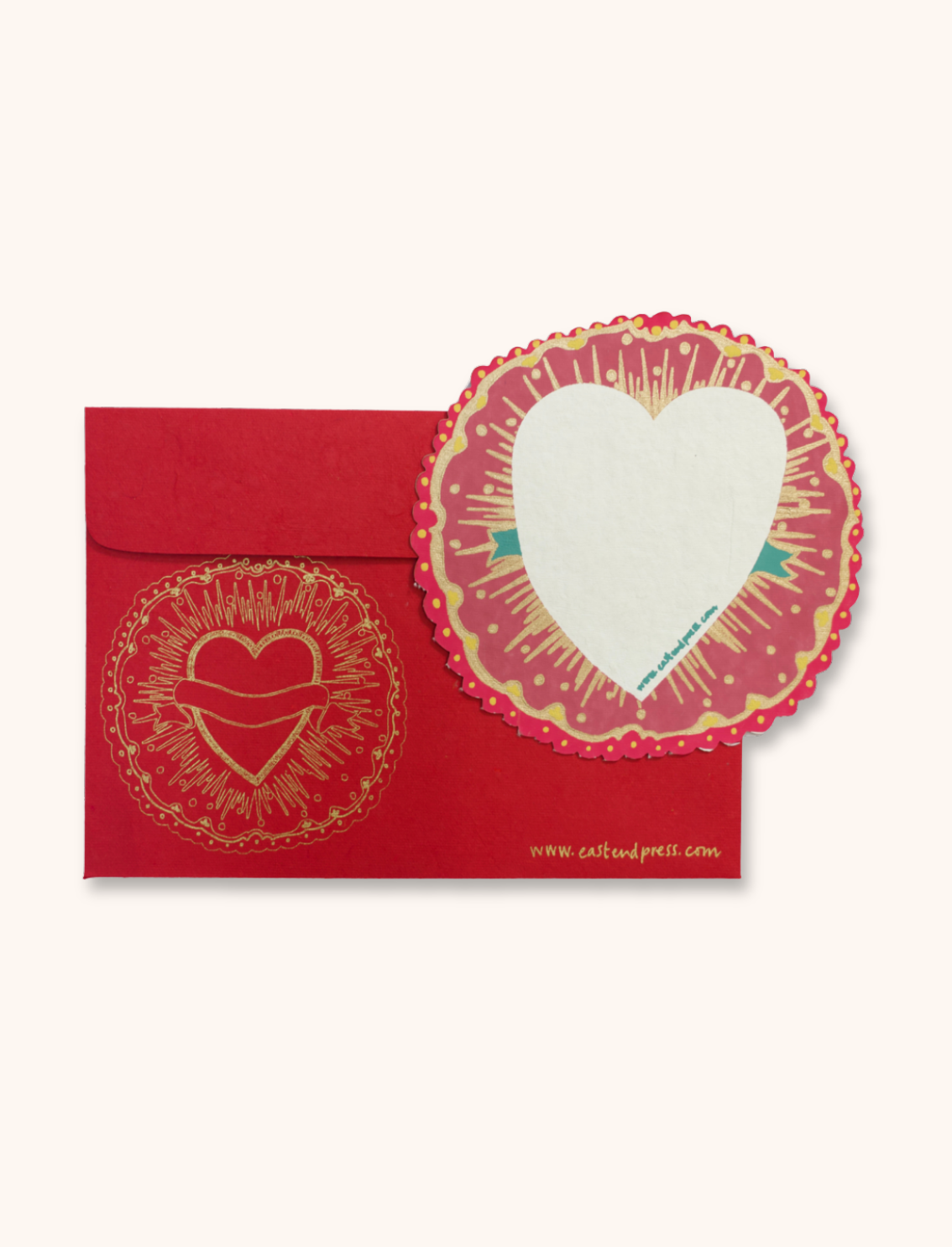 כרטיס ברכה Ribbon Heart