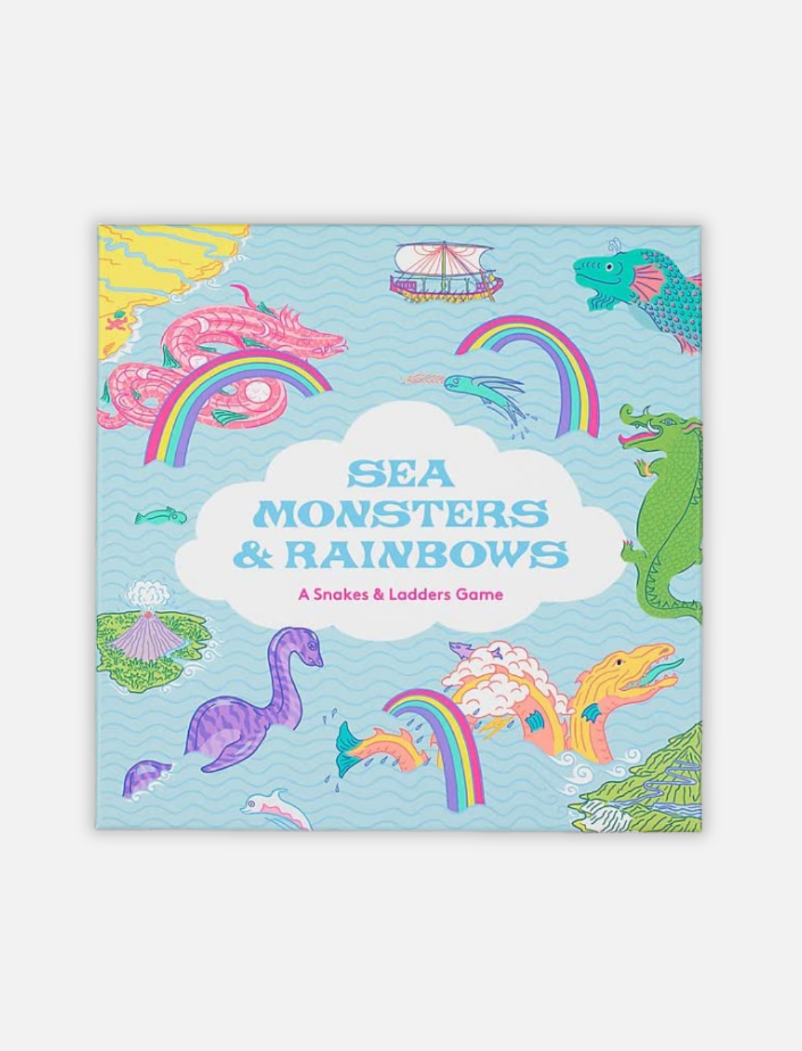 משחק סולמות ונחשים Sea Monsters & Rainbows