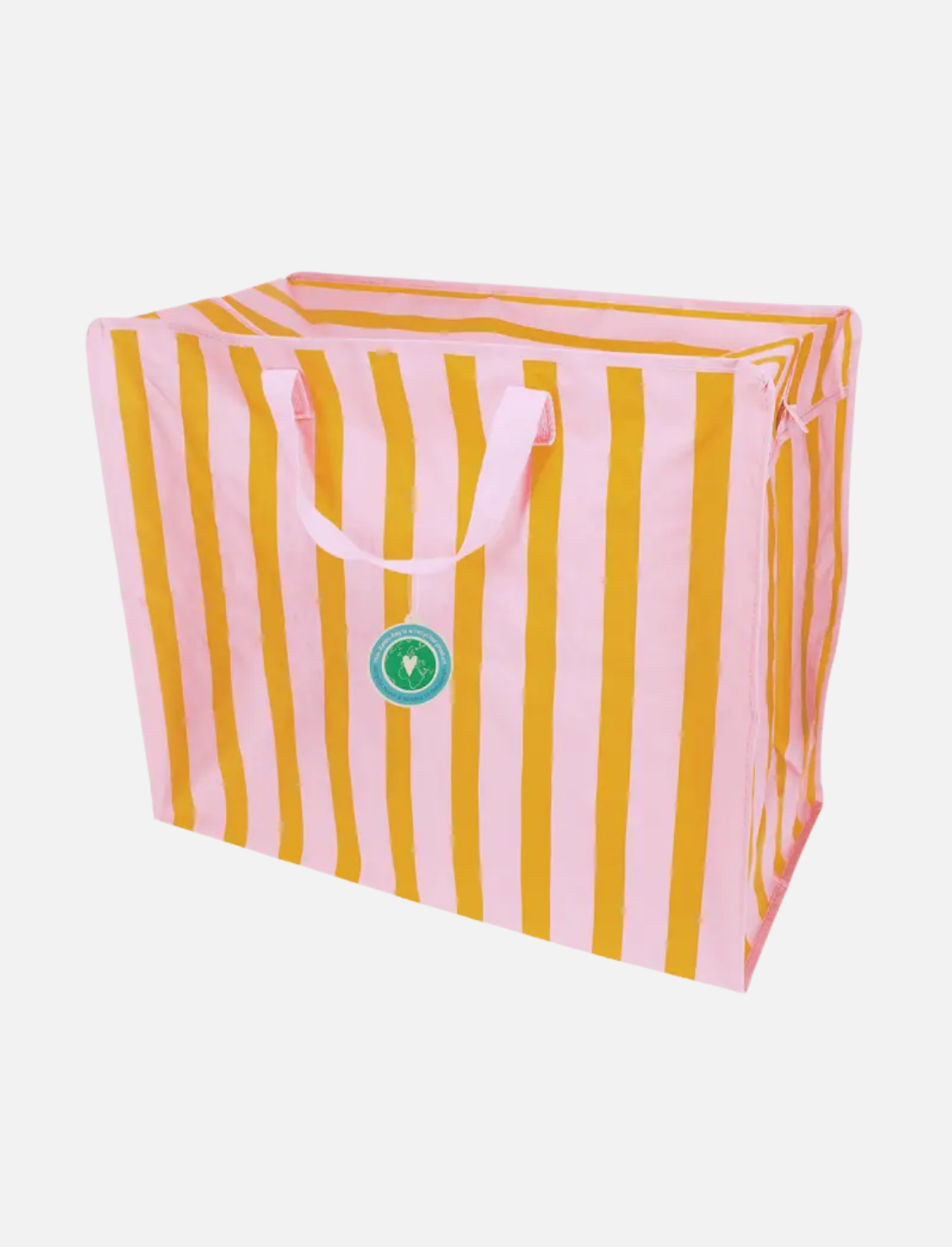 תיק אחסון ענק Pink & Orange Stripes