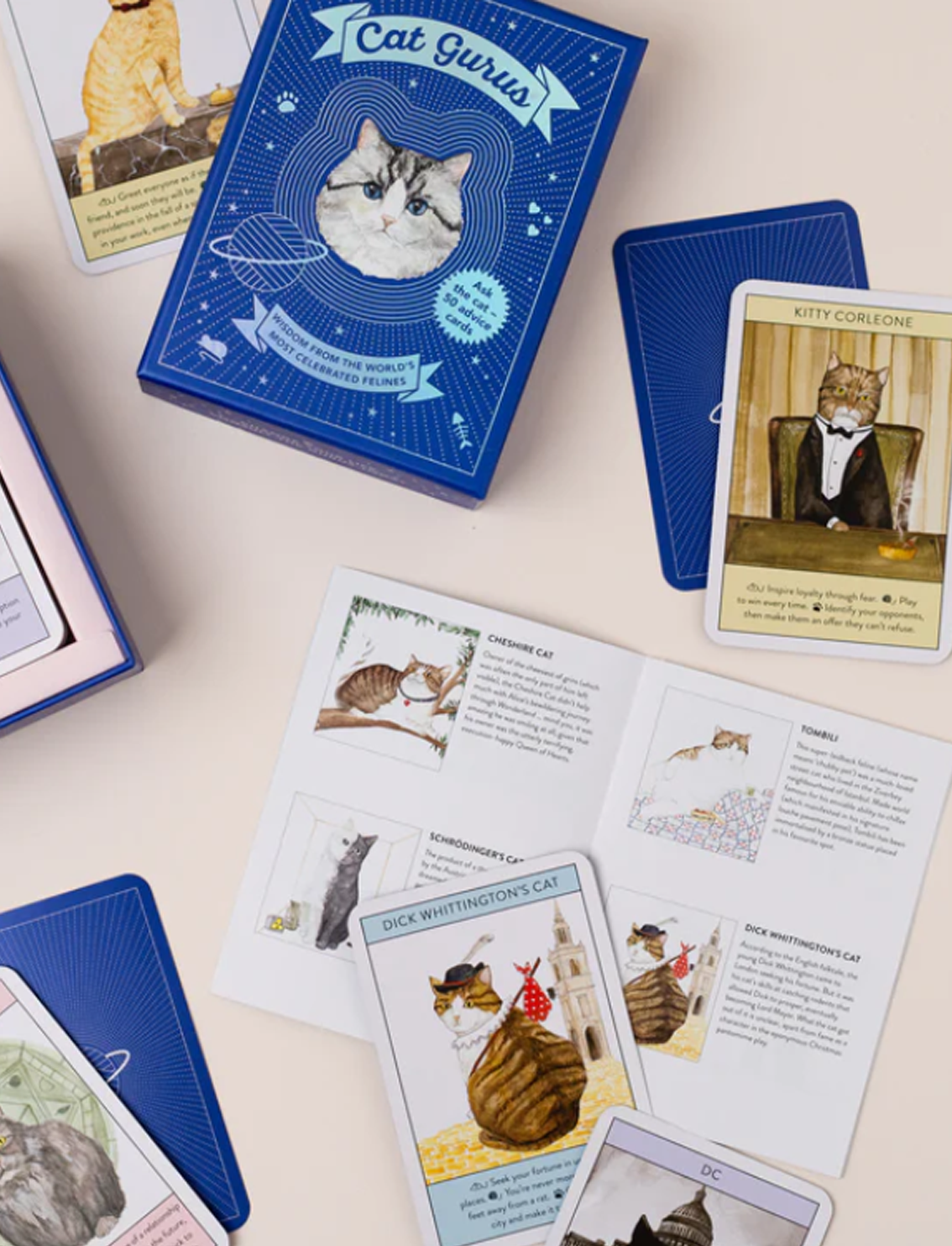 קלפי Cat Gurus: Wisdom from the World's Most Celebrated Felines