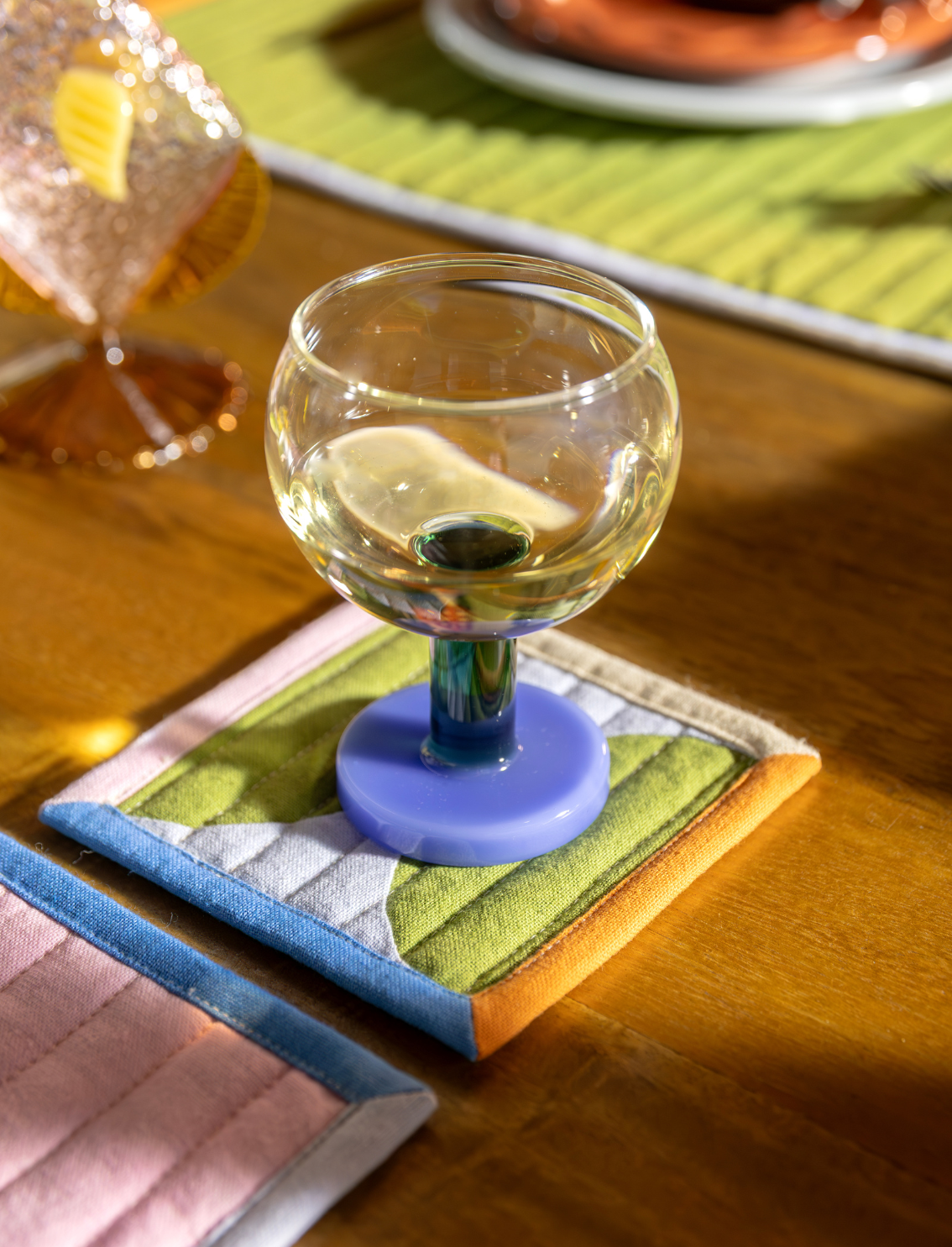 סט 2 כוסות יין Cantina Blue