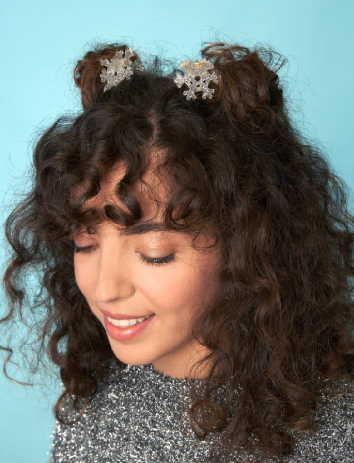 מיני קליפס לשיער Snow Flake