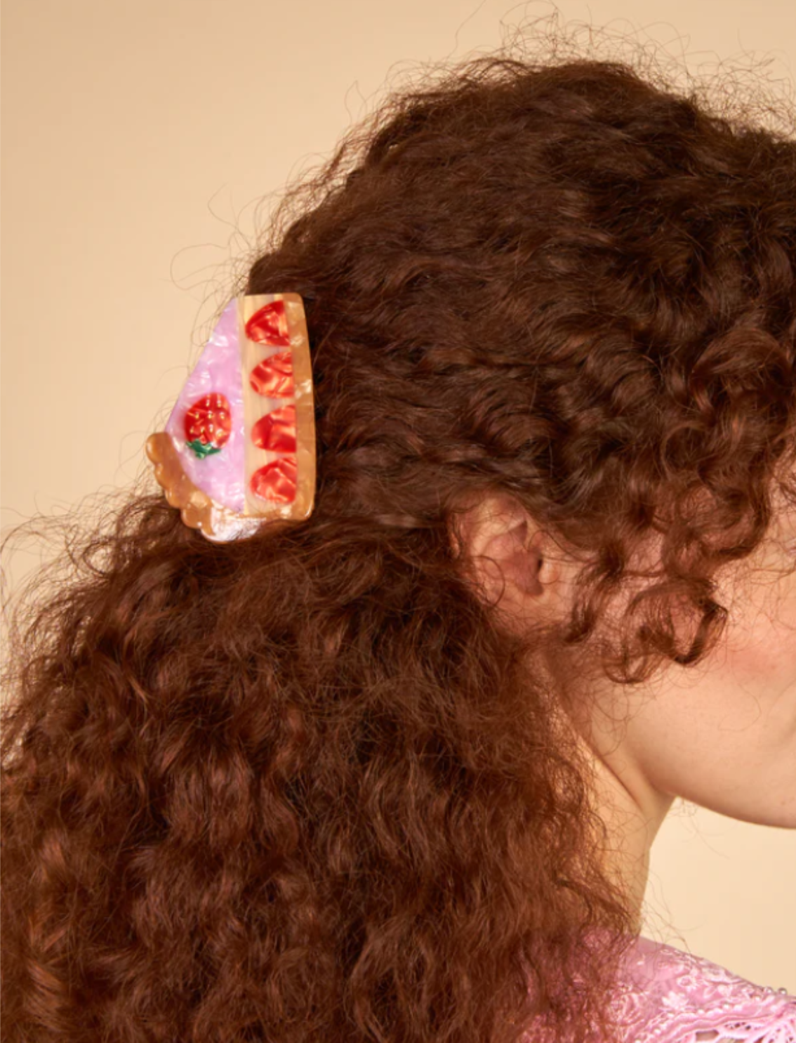 קליפס לשיער Strawberry Cake